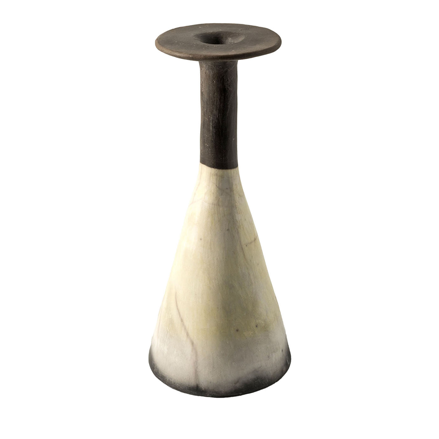 Vase en céramique raku Misia Naked de Nino Basso - Vue principale