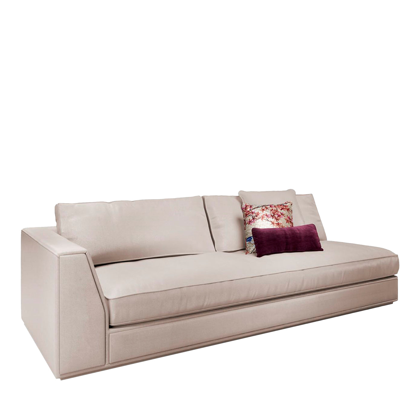 Dorian White Modular Sofa - Main view