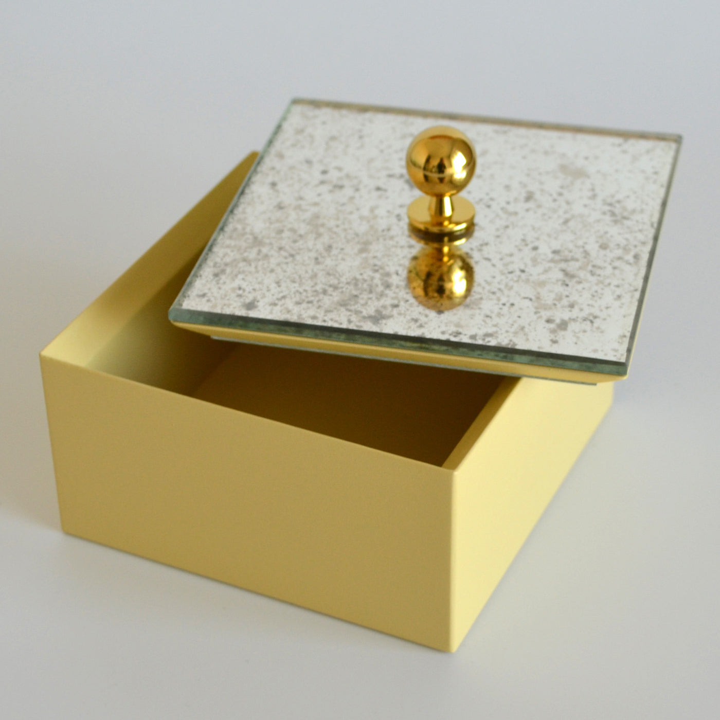Jewelry Yellow Mirror Box - Alternative view 1