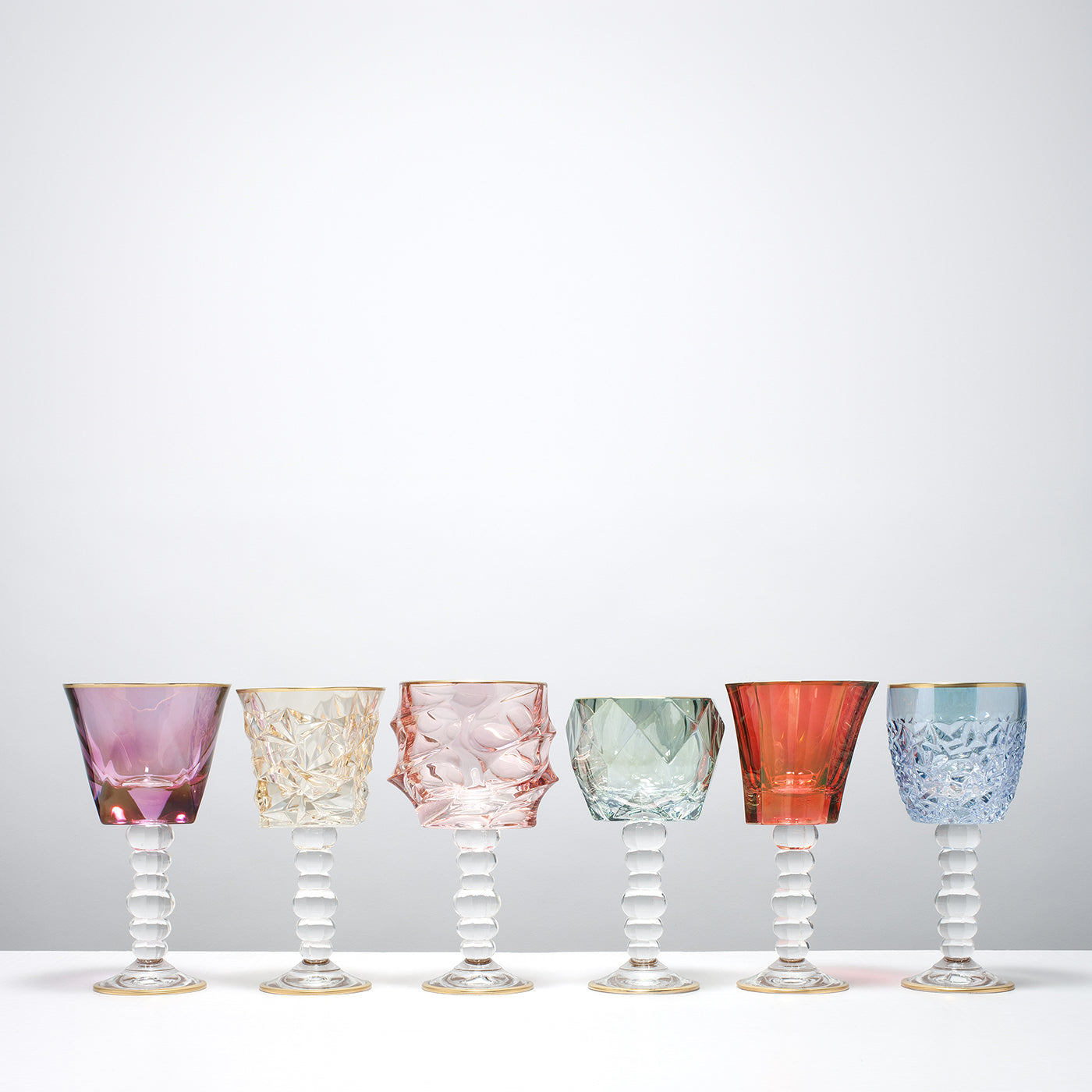 Set of Six Tall Assorted Chalices - Alternative view 1