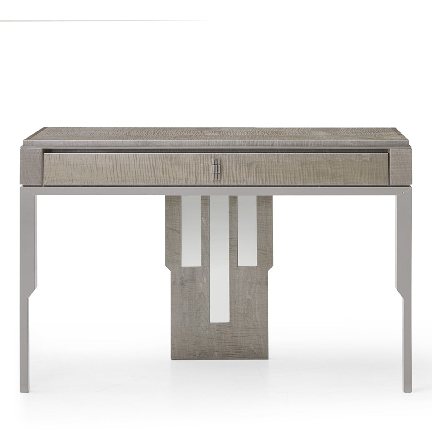 Crystal 1-Drawer Gray Console - Alternative view 1