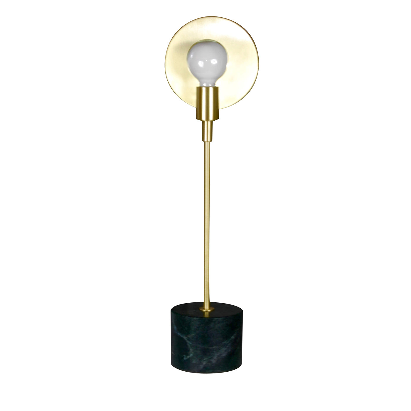 "Essential Vanessa"Table Lamp in Marquinha Marble and Satin Brass - Main view