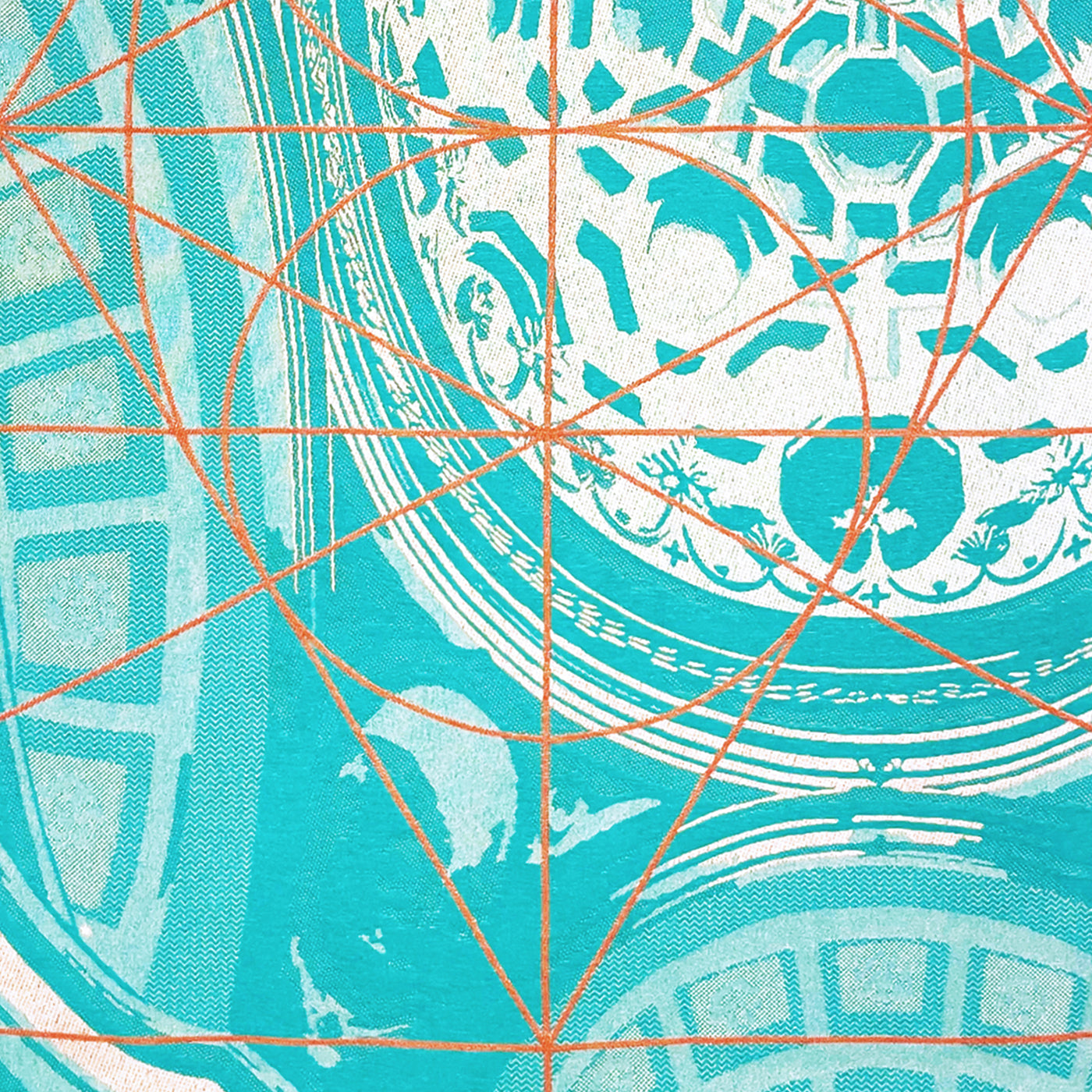 Borromini Tiffany-Blue Jacquard Tapestry - Alternative view 2