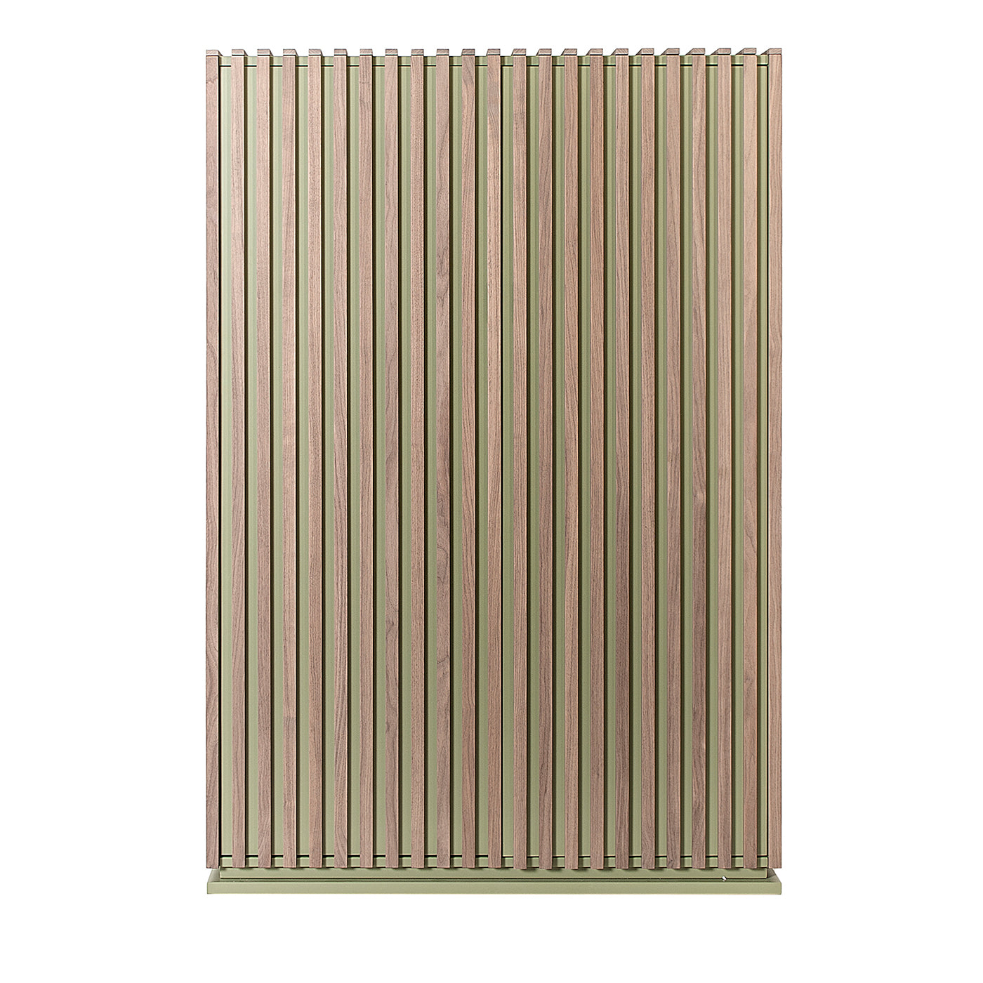Bars natural solid wood strips cabinet - Main view