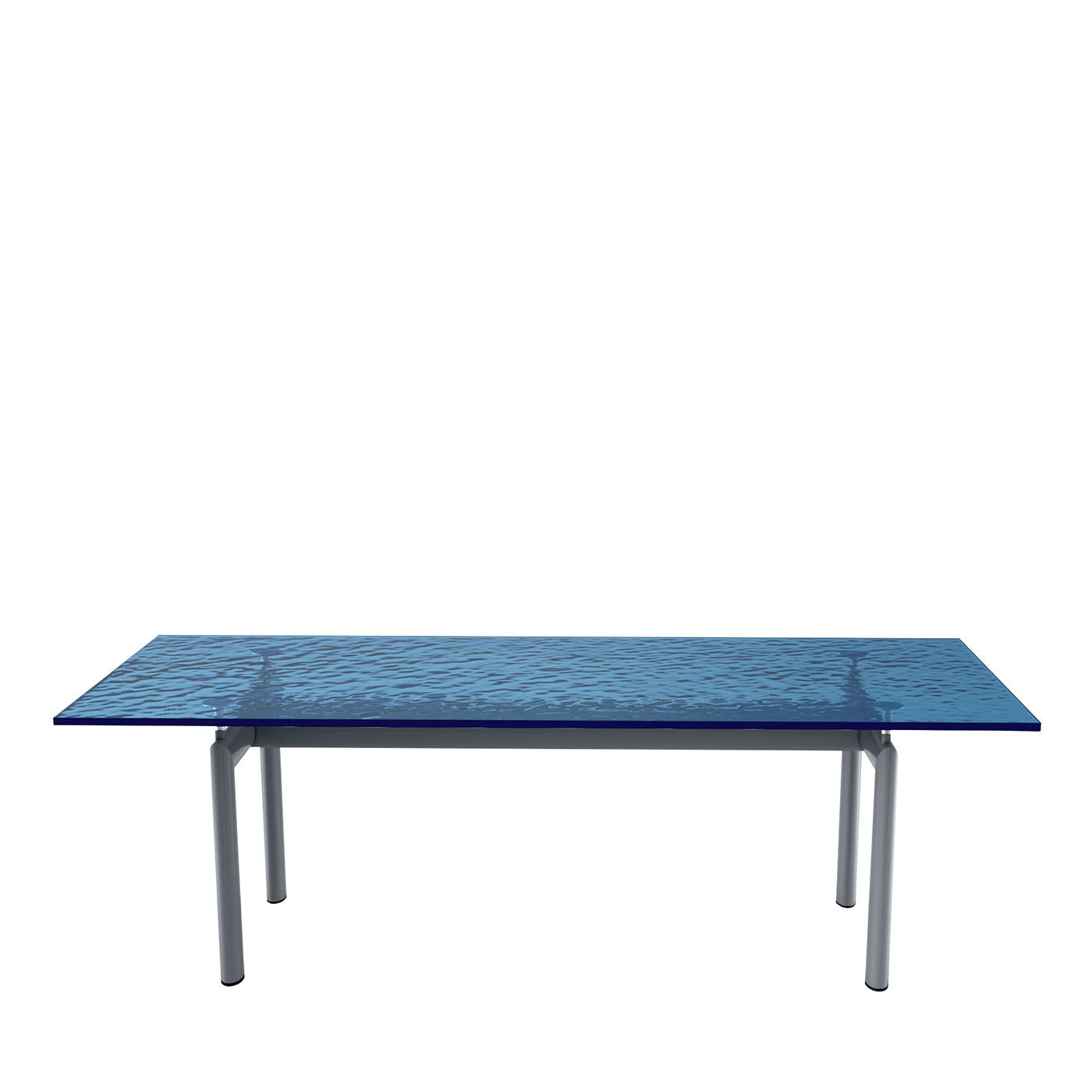 6 Table Tube D'Avion #2 Azul, de Le Corbusier/Jeanneret/Perriand - Vista principal