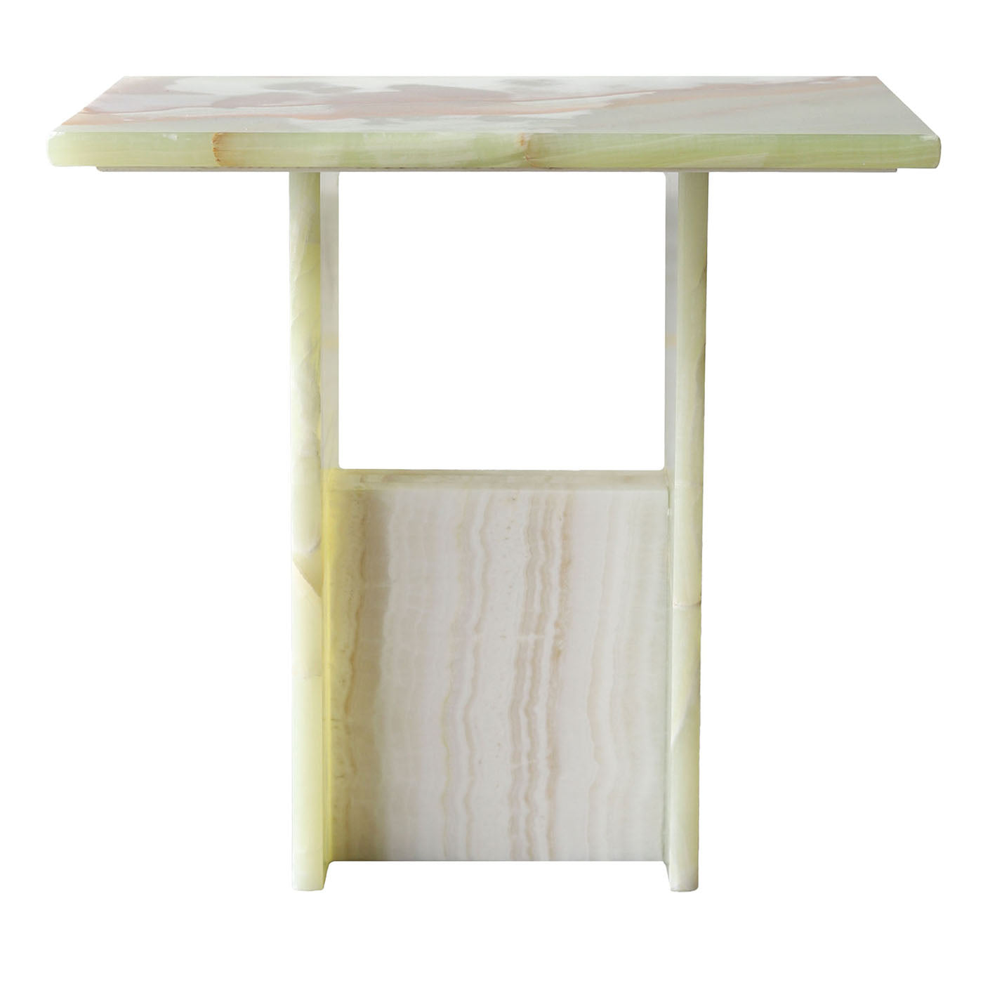 SST016-2 Onyx Marble Side Table - Main view