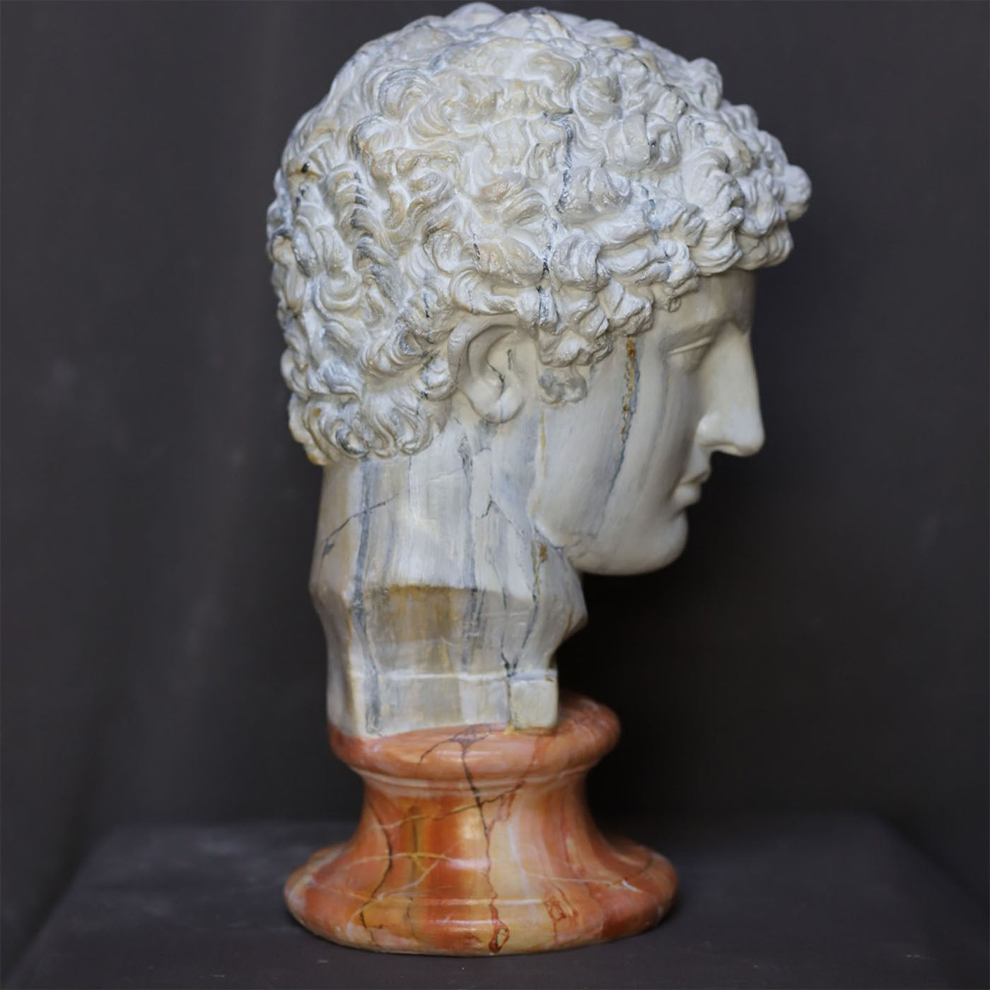 Antinoo Head Sculpture - Alternative view 2