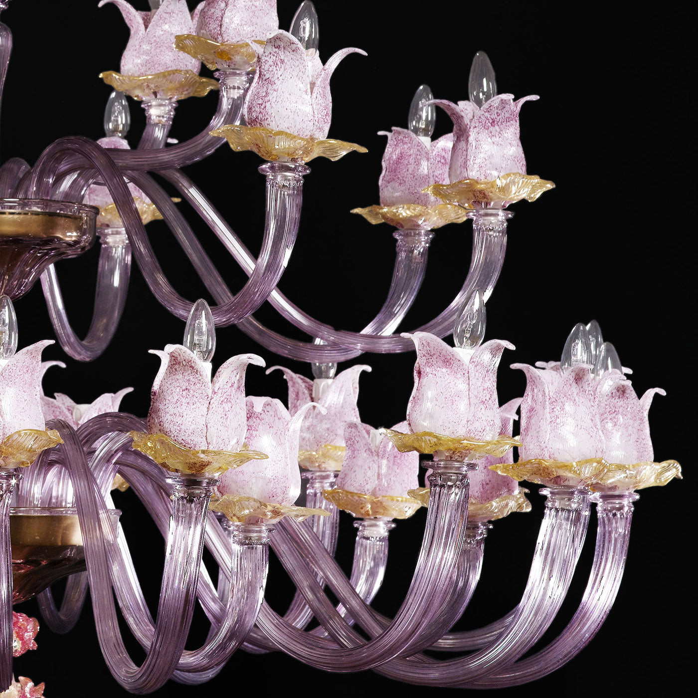 Lámpara de araña rosa Magnolia - Vista alternativa 4