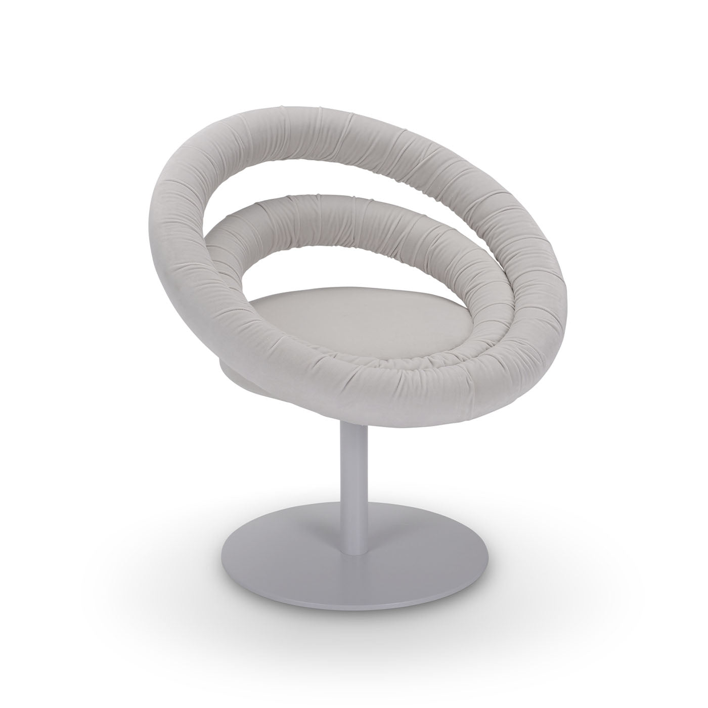 Circle Light-Grey Chair By Roberto Giacomucci &amp; Nicola Cerasa - Vue alternative 2