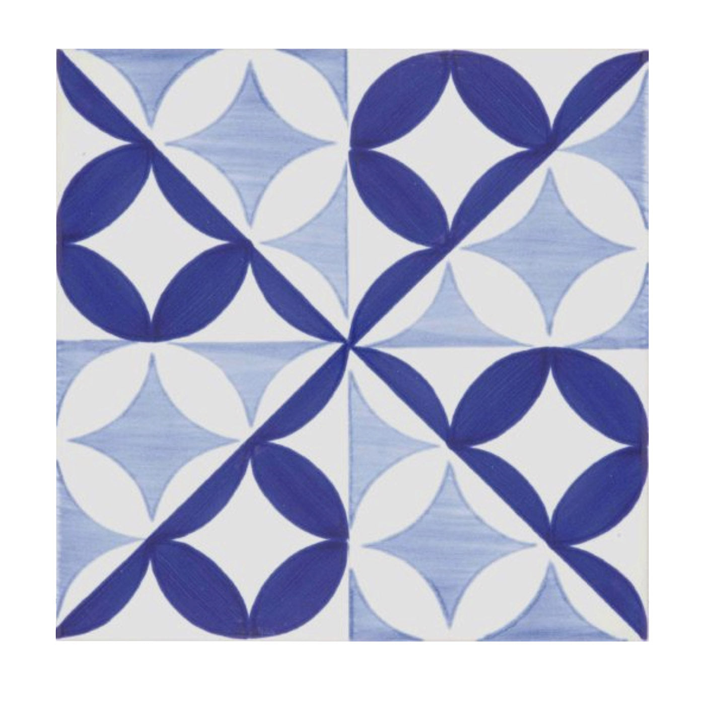 Set of 25 Bauhaus Blue Type 4 Tiles - Main view