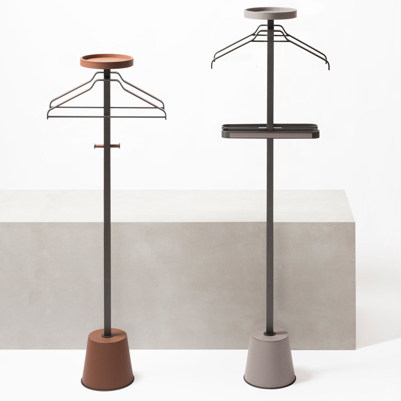 Philippe Tall Gray Clothes Stand - Alternative view 2
