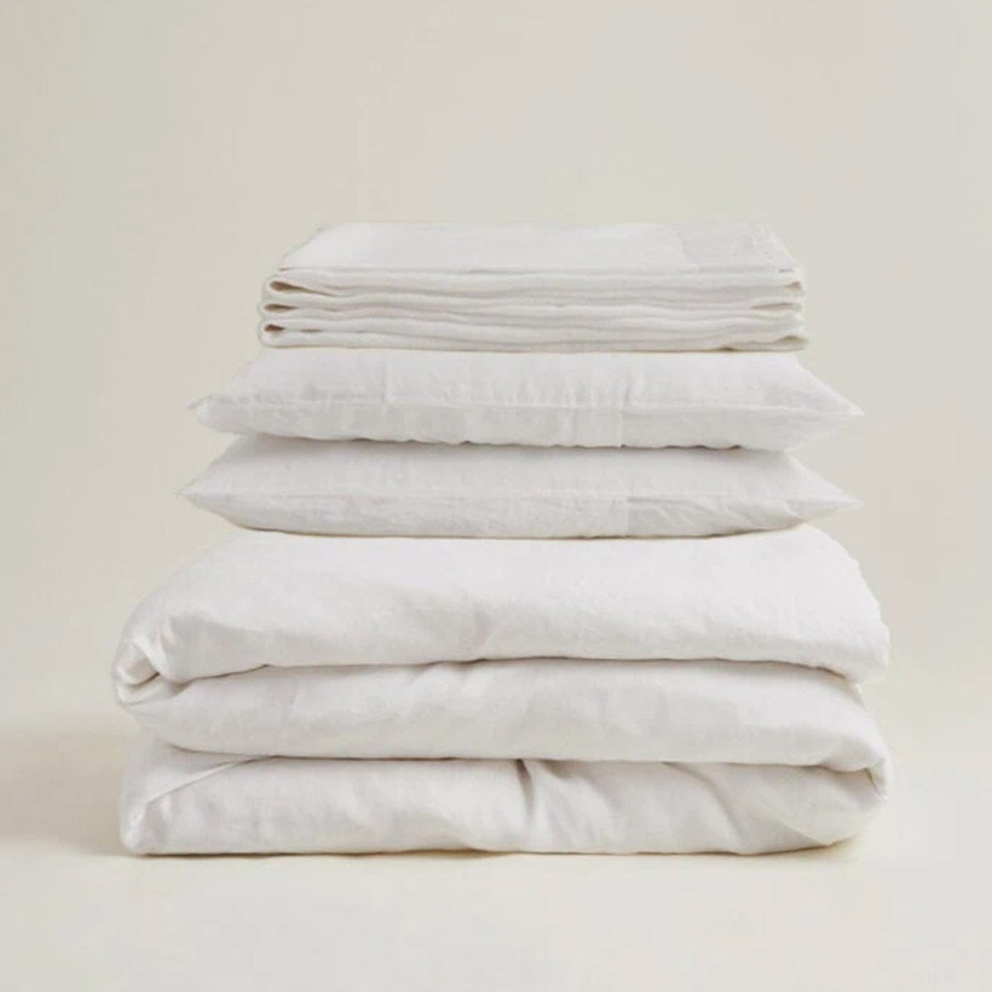 Set of 2 Bianco Puro Pillowcases - Alternative view 1