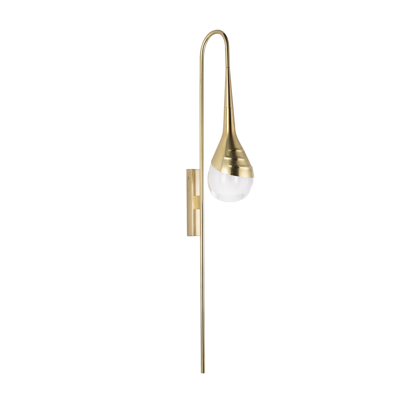 Embossed Brass Wall Sconce - Main view