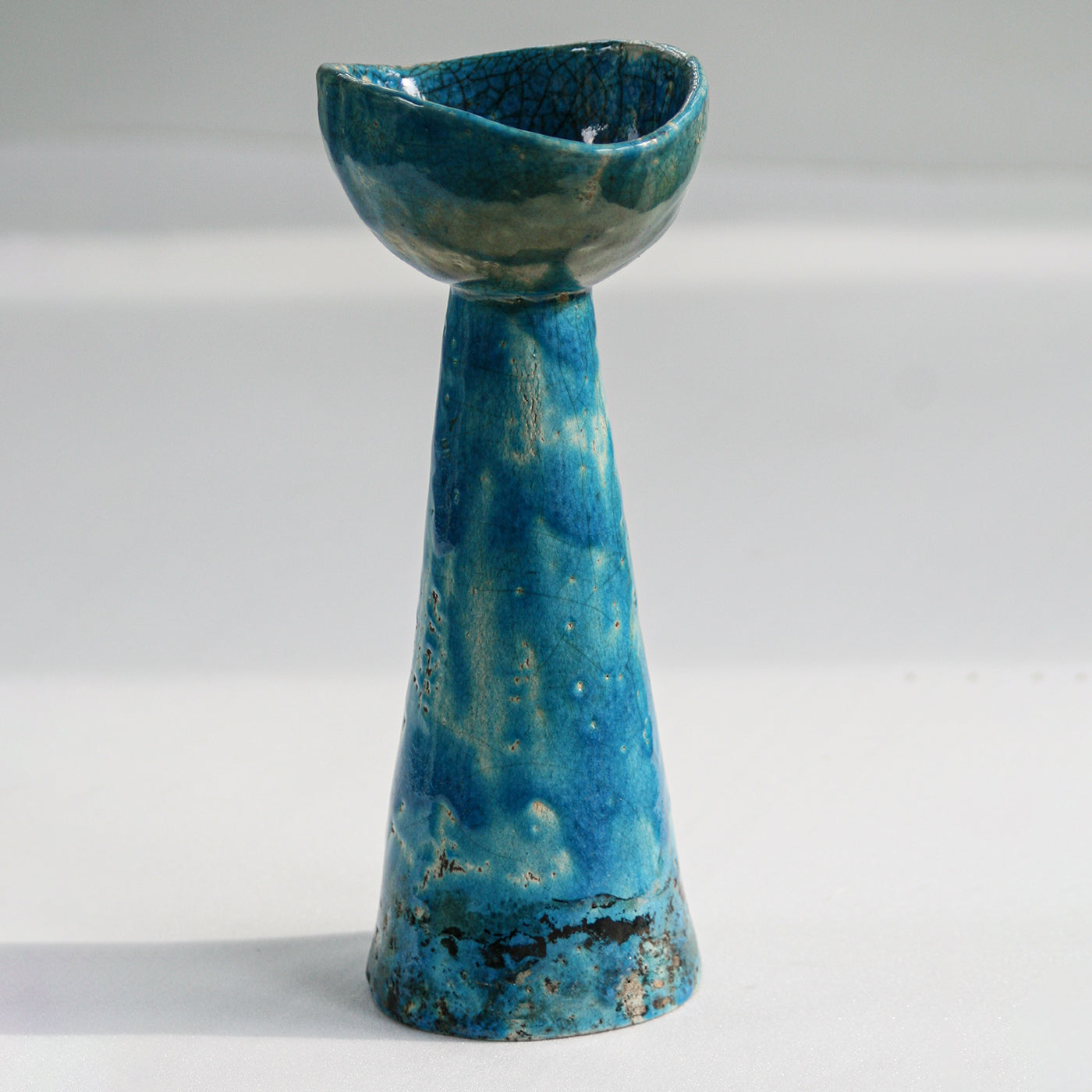 Faustina Dappled-Blue Vase - Alternative view 2