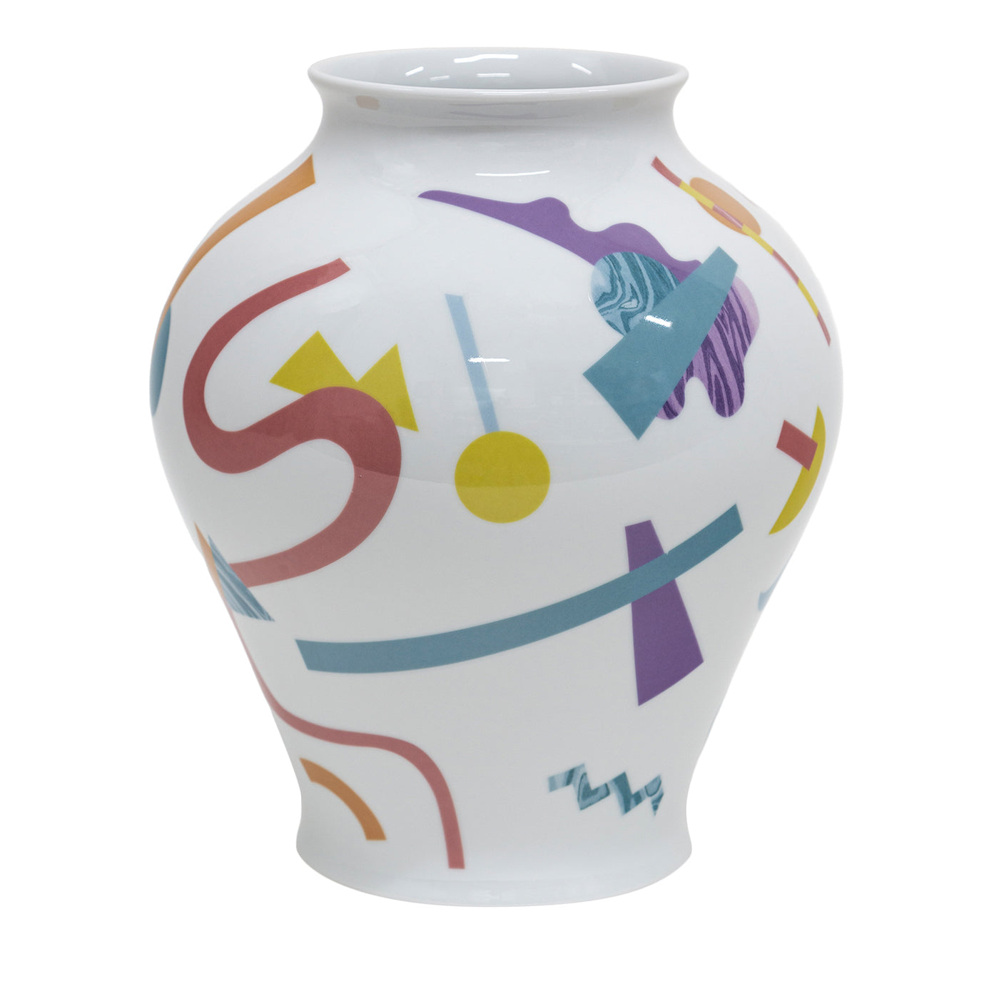 Vase en porcelaine Alchimie Big Amphora Abstract Decor  - Vue principale