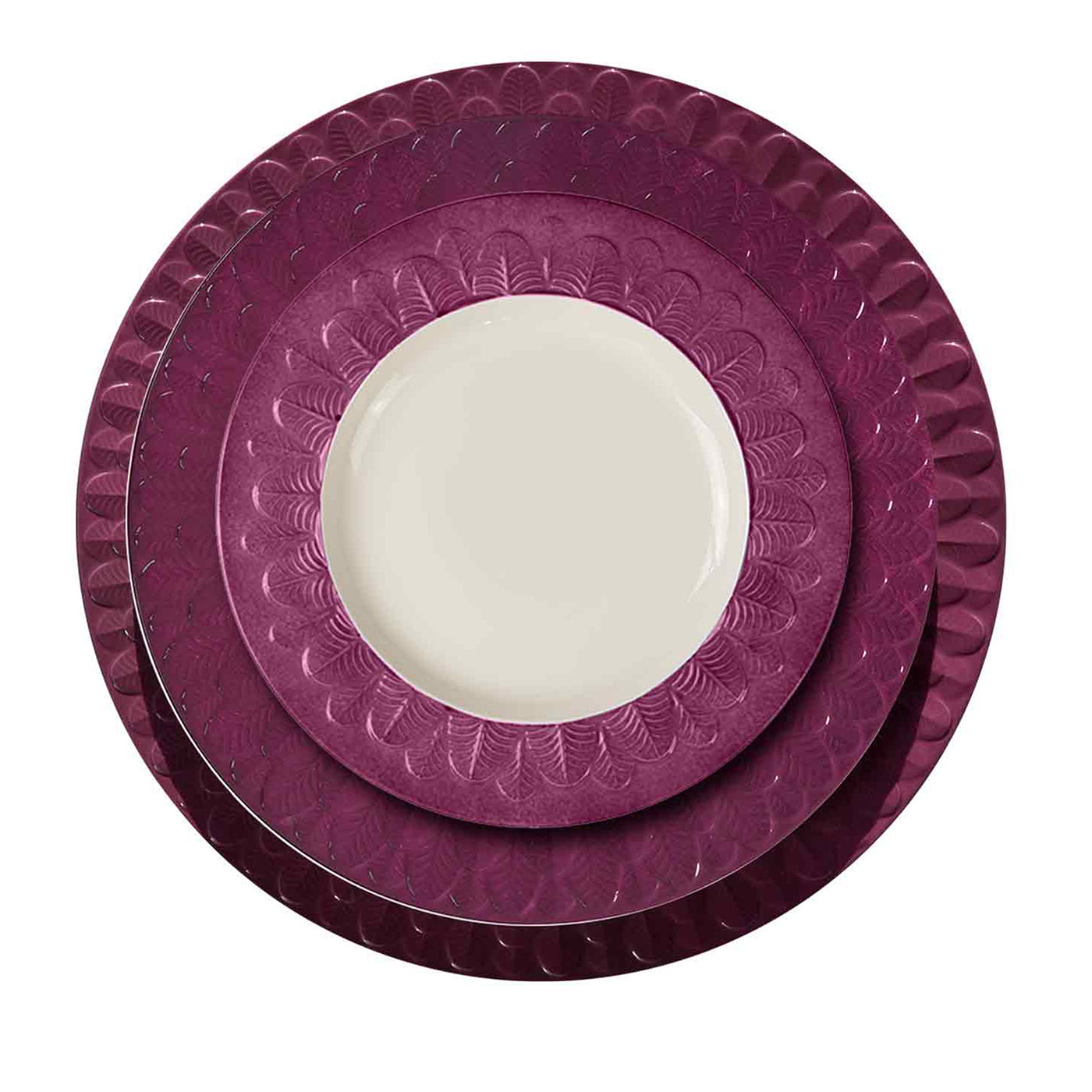 PEACOCK LAY PLATE - PURPLE #2 - Alternative view 2