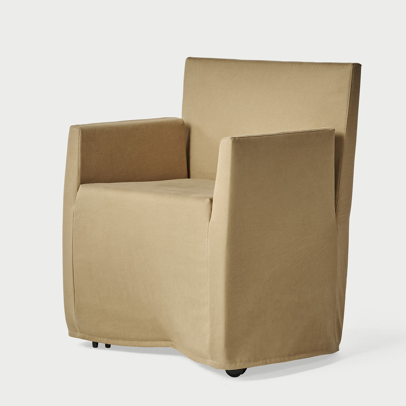 Caprilarge Jolly Beige Armchair by Hannes Wettstein - Alternative view 1