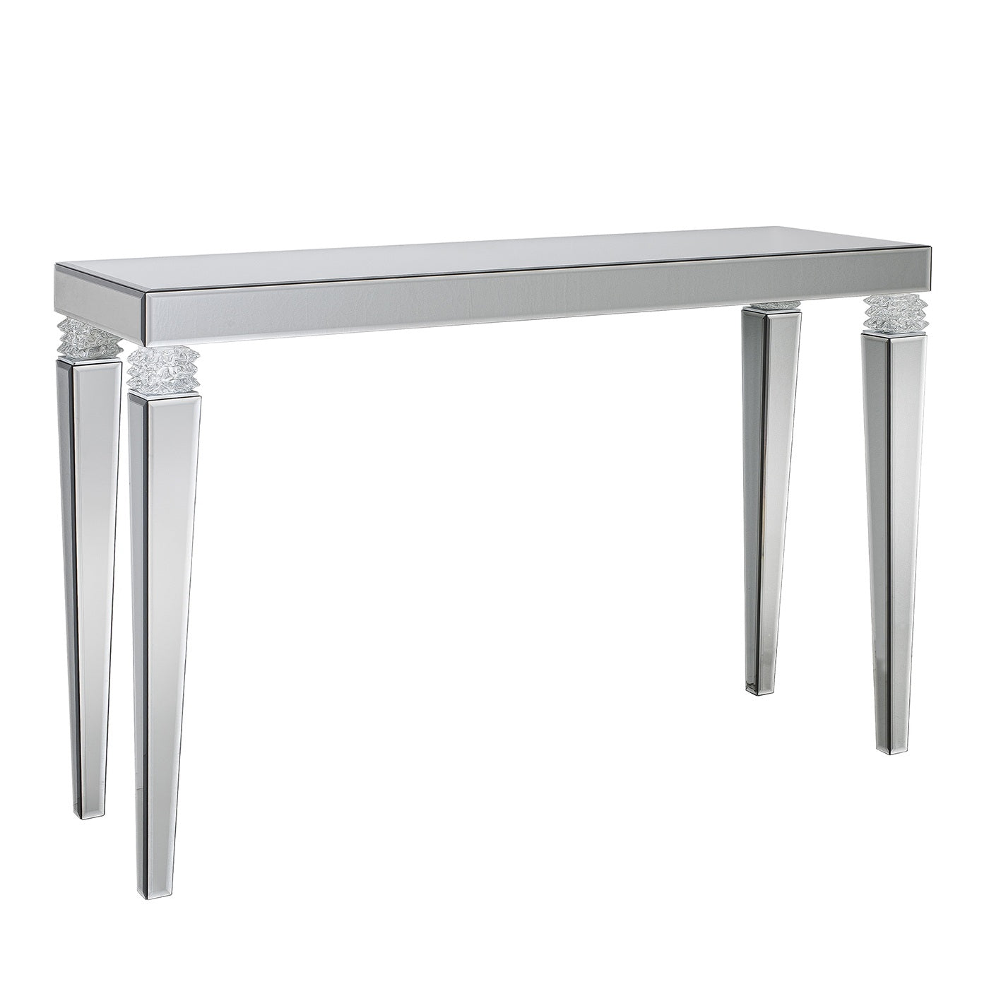 Contemporary Mirrored Glass & Murano Glass Console - Main view