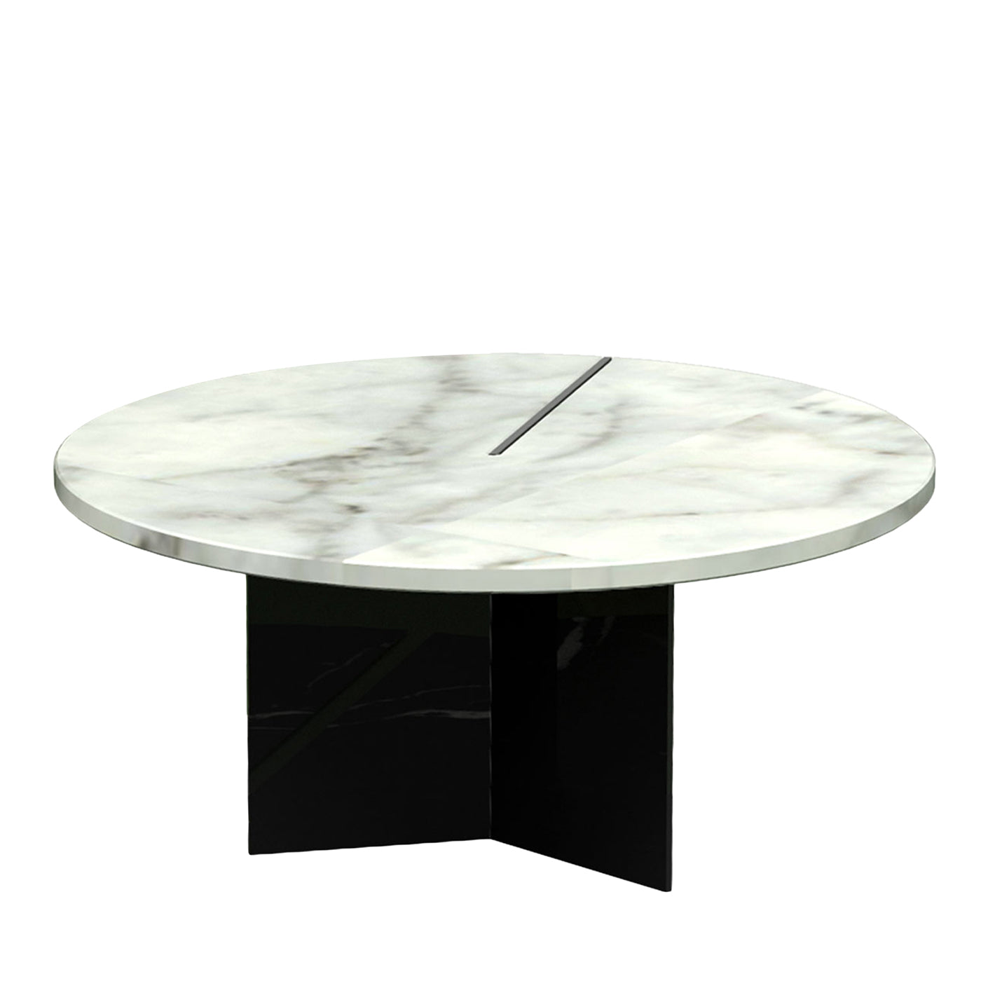 Acaya Medium White Carrara Coffee Table - Main view