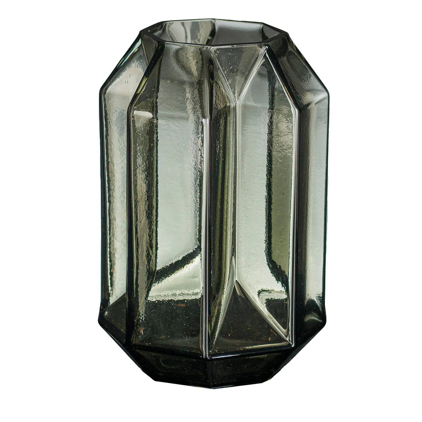 Vase Asolo gris transparent - Vue principale