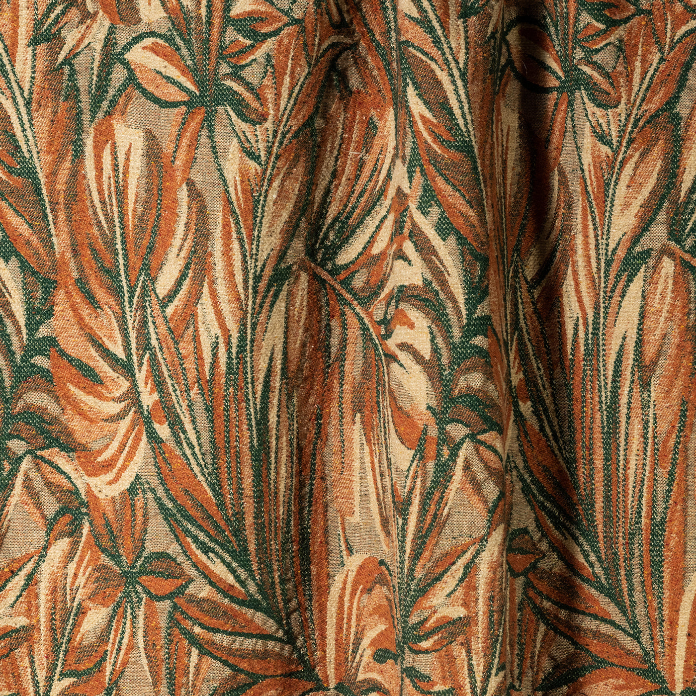 Nequizia Mehrfarbige Decke mit Fransen und botanischen Mustern - Alternative Ansicht 1