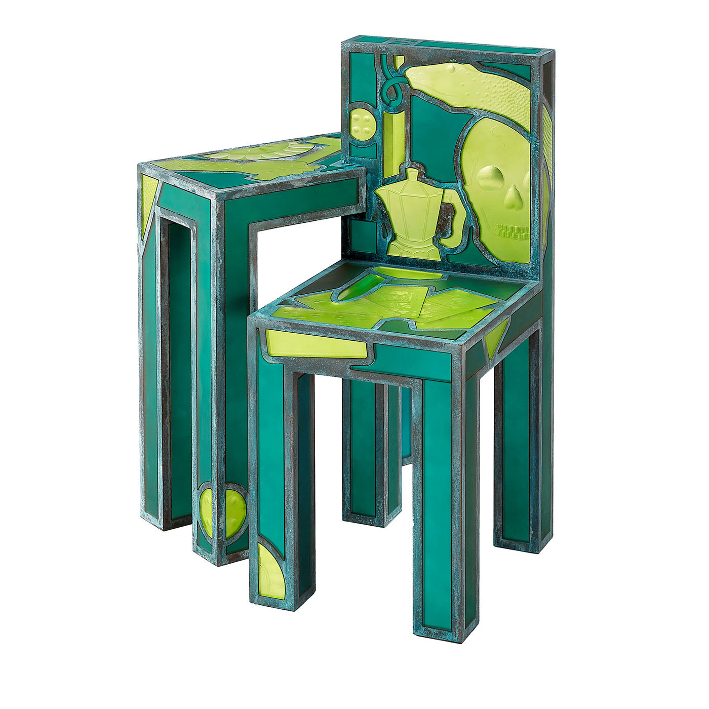 Past Green Chair von Leo De Carlo - Hauptansicht