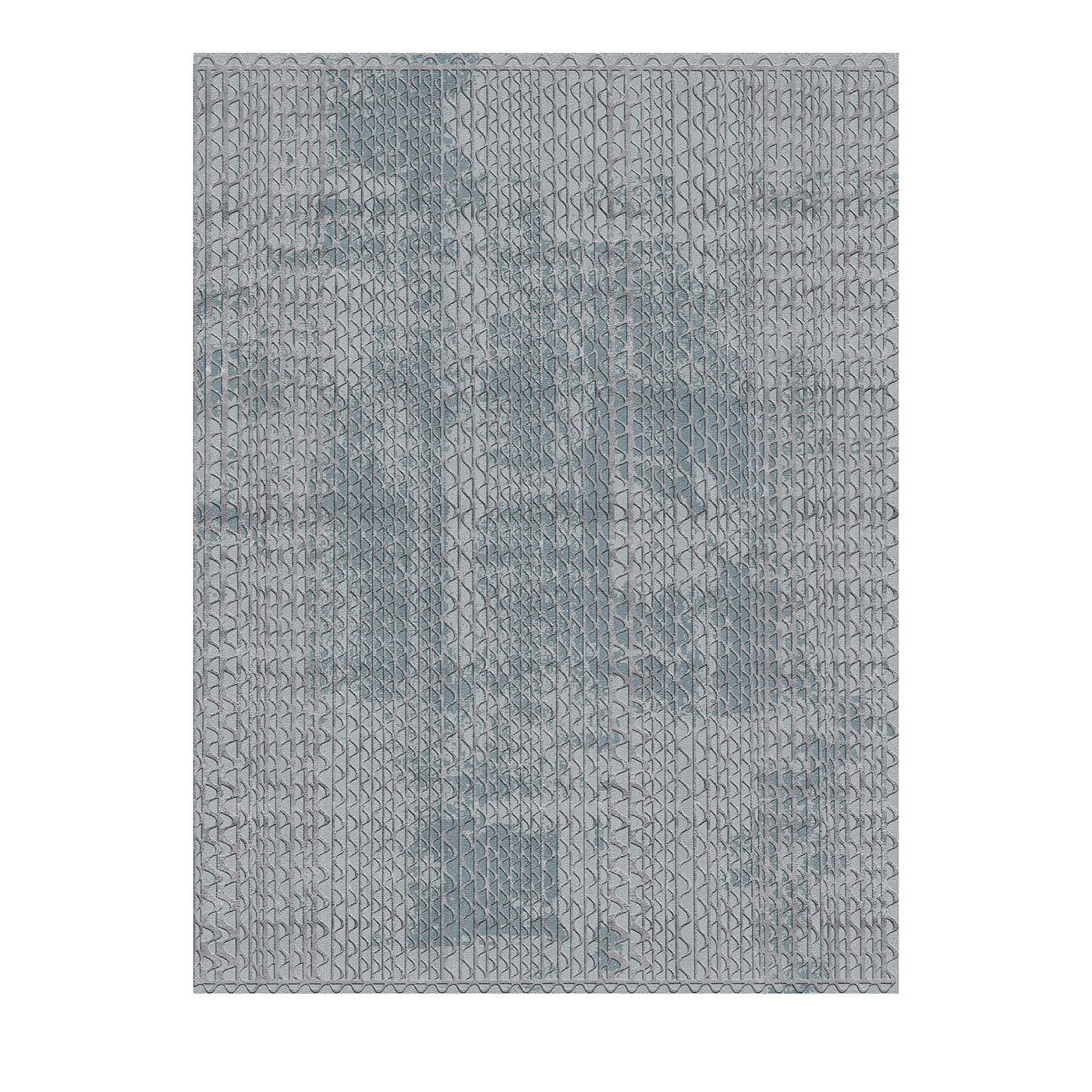 Alfombra gris rectangular Triple Waves by Lorenza Bozzoli  - Vista principal