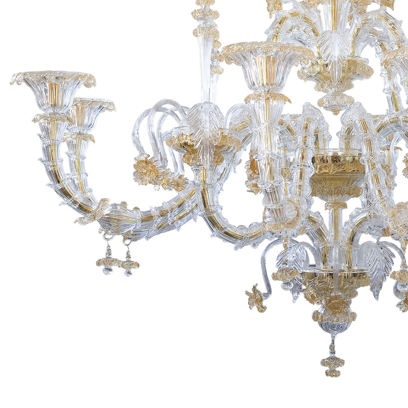 Gaia gold glass chandelier - Alternative view 3