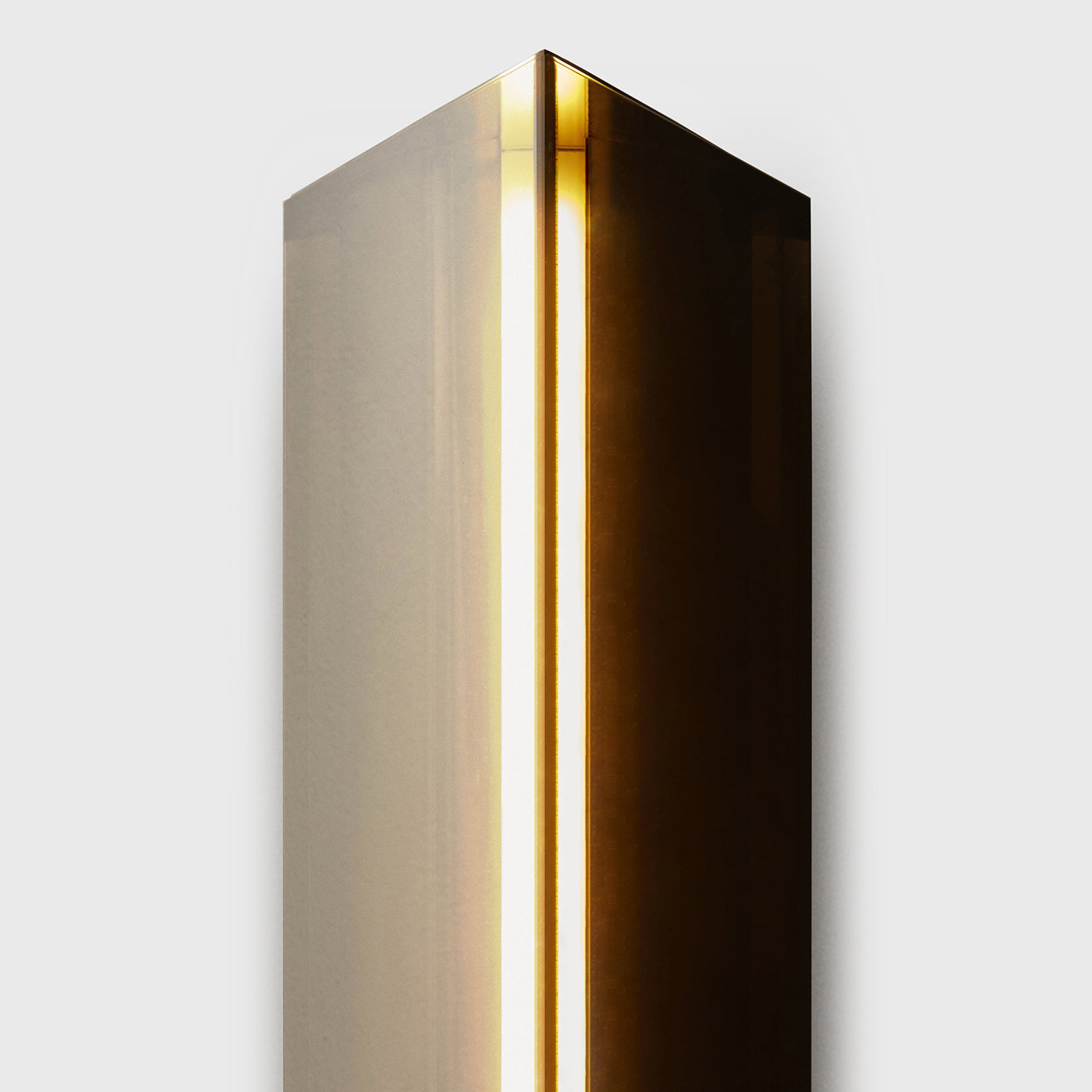 Spettro Tall Black and Steel Sconce - Alternative view 3