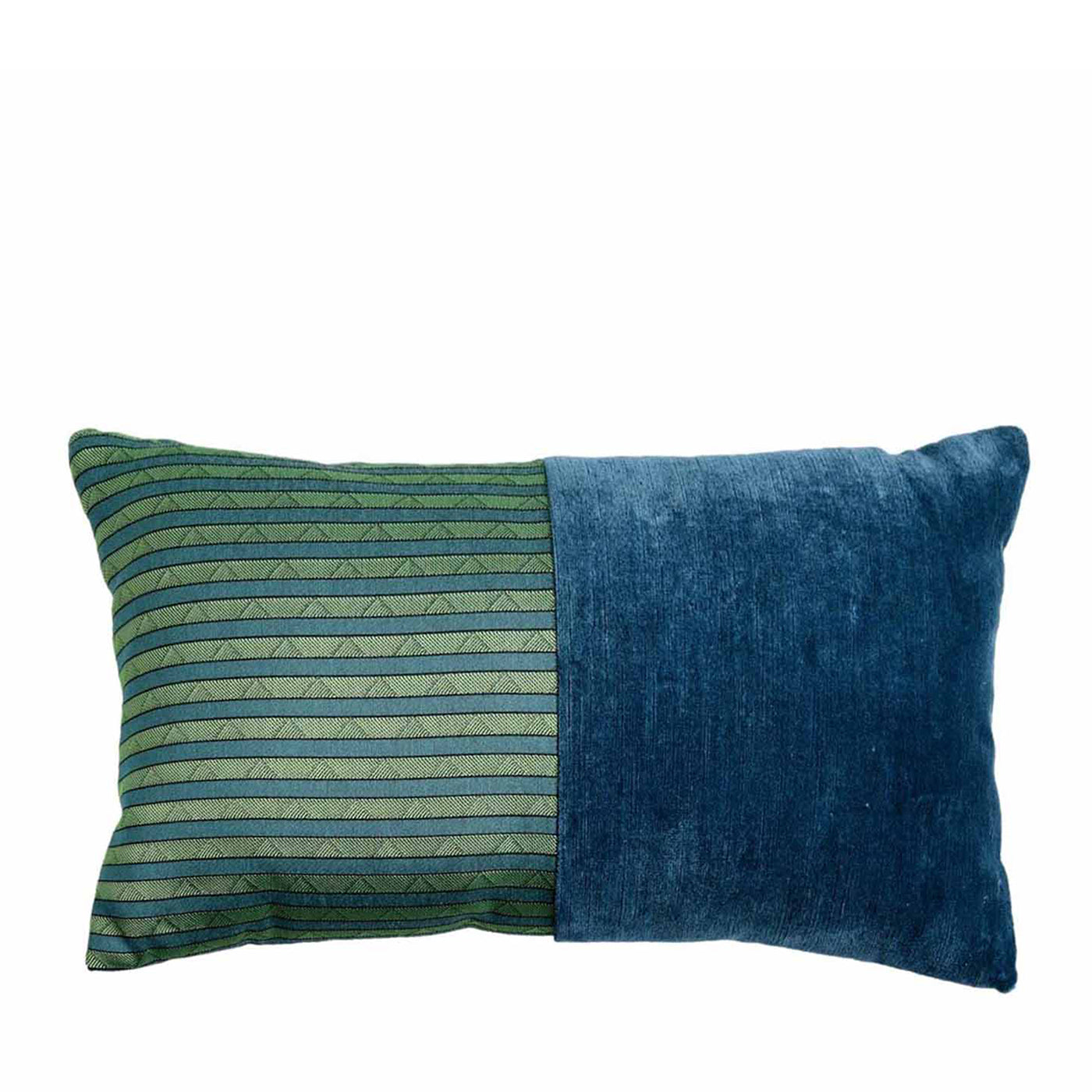 Cuscino Bis rettangolare blu smeraldo - Vista principale
