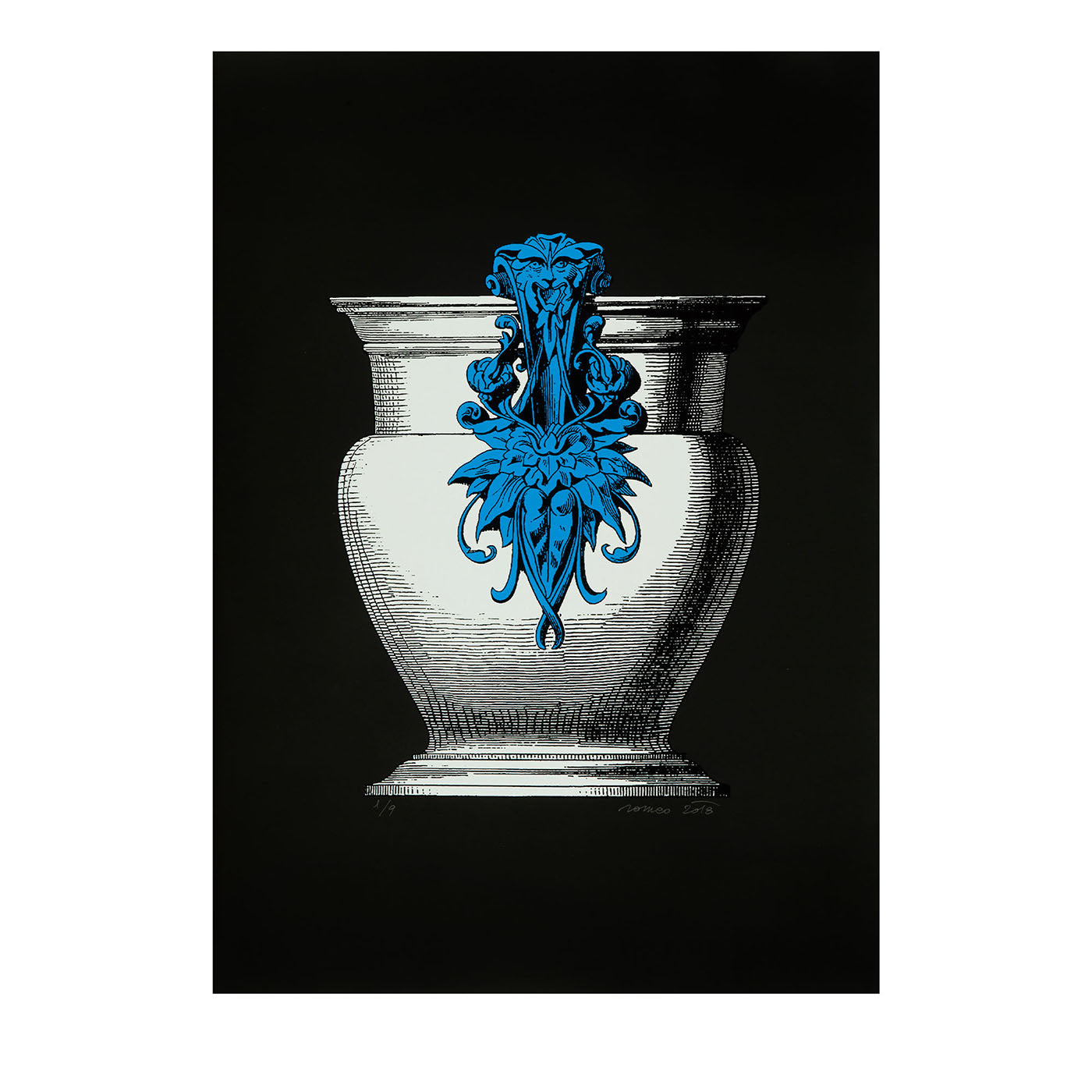 Vaso Blu Print - Vue principale