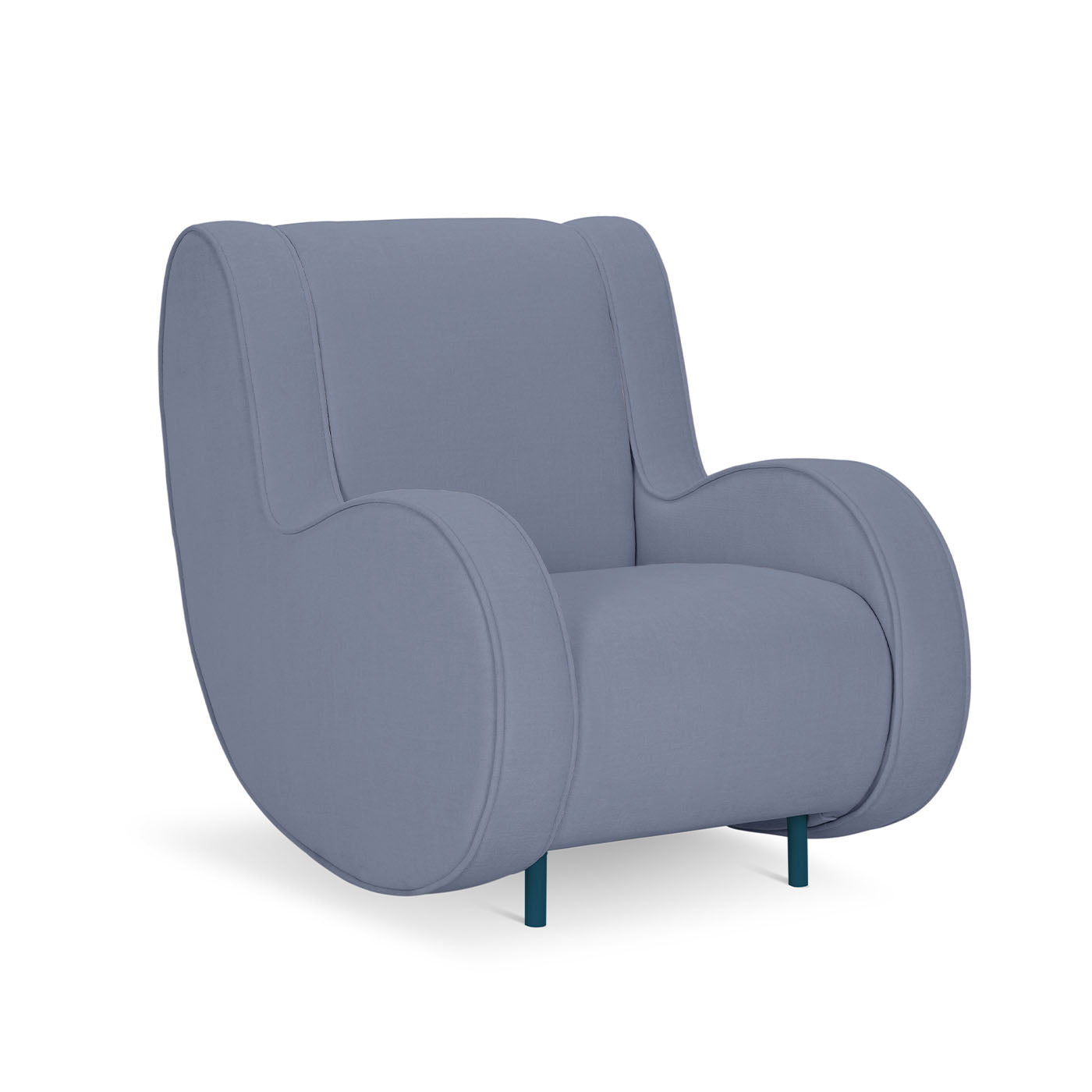 Ata Blue Kids Armchair By Simone Micheli  - Alternative view 1