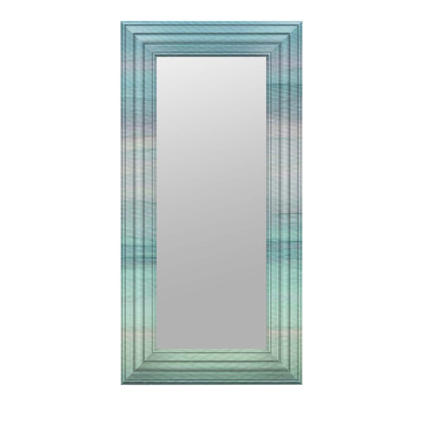 Grauer länglicher rechteckiger Multicolor-Spiegel - Hauptansicht