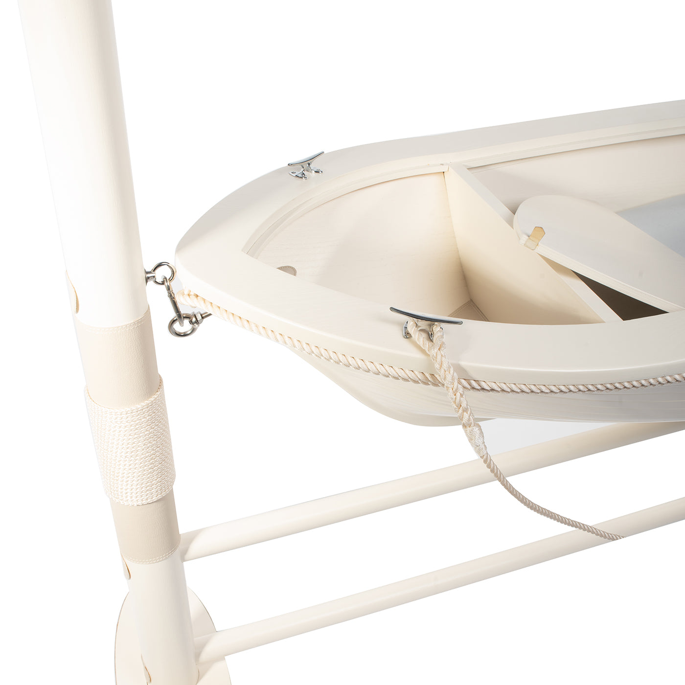 La Barchetta Boat-Shaped White Cradle/Writing Desk - Alternative view 4