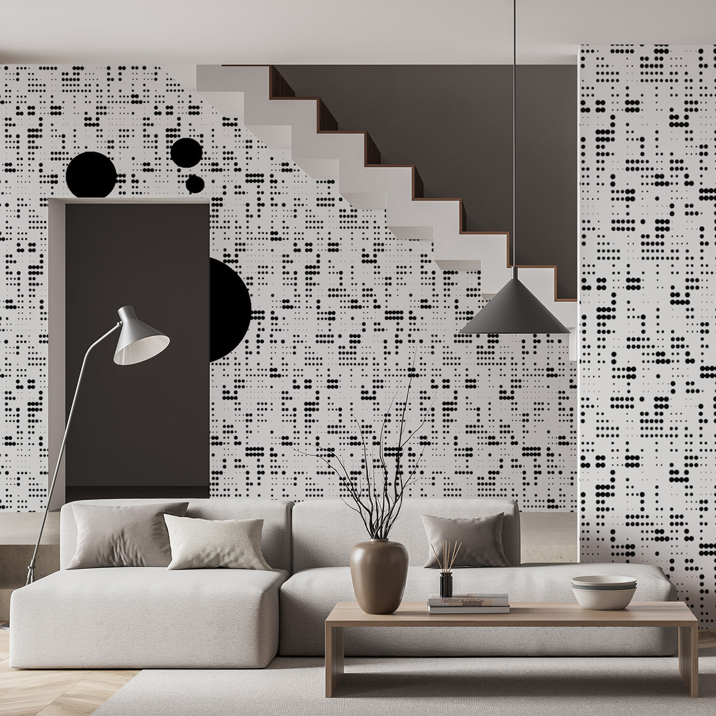 Bhaus100 Black & White Wallpaper - Alternative view 2