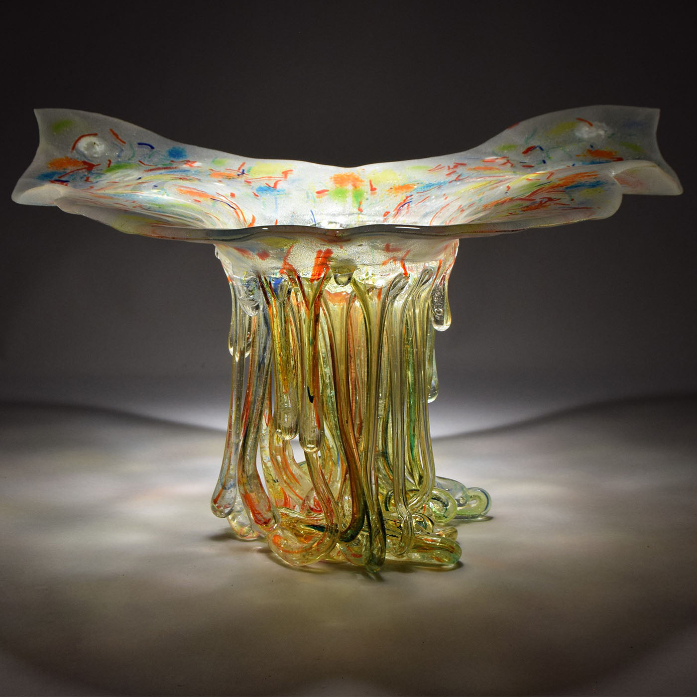 Centre de table sculptural Butterfly Fluorescente - Vue alternative 3