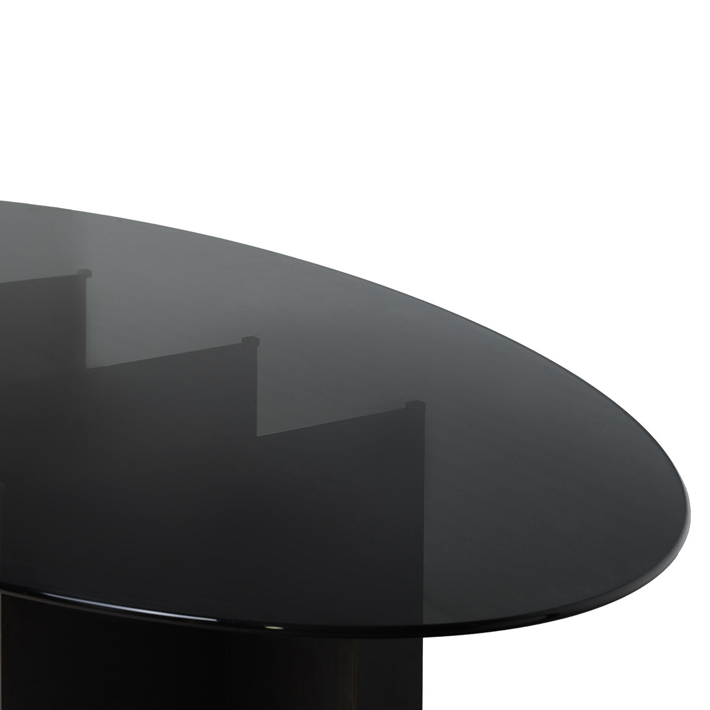 Roy Oval Black Dining Table by Filippo Montaina - Alternative view 1