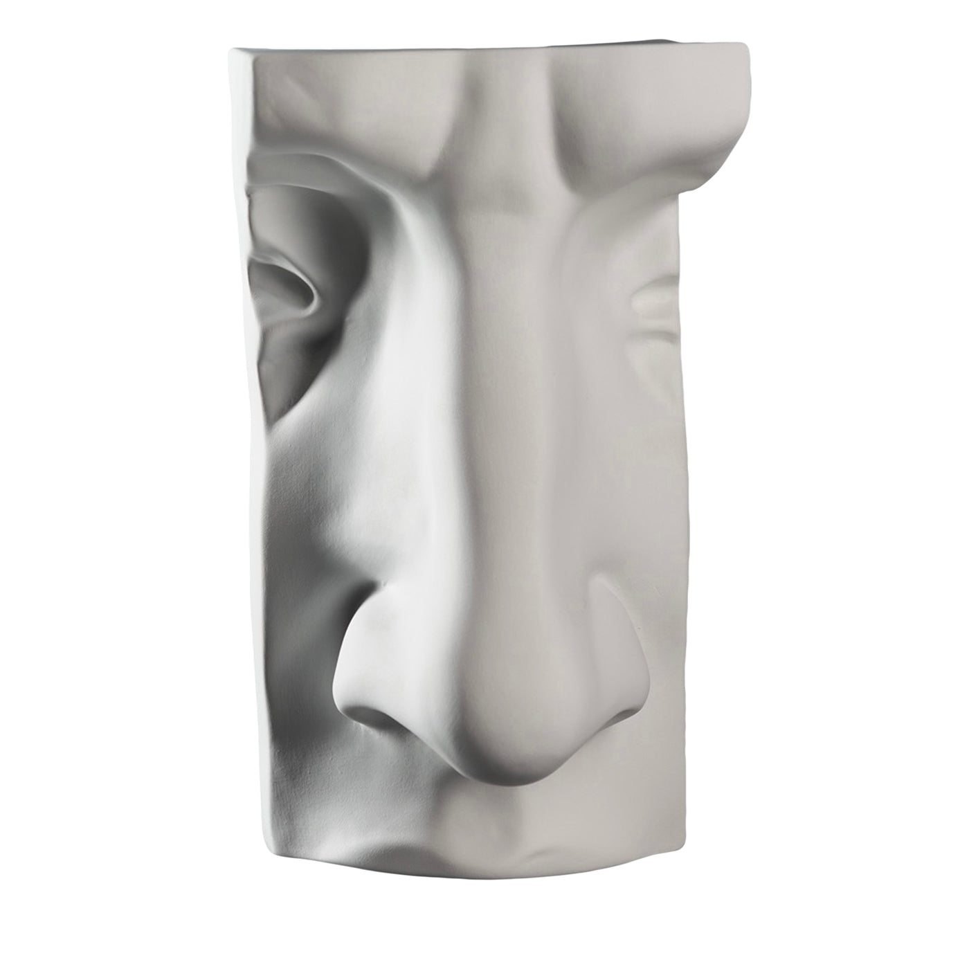 David's Nose Weiße Skulptur - Hauptansicht