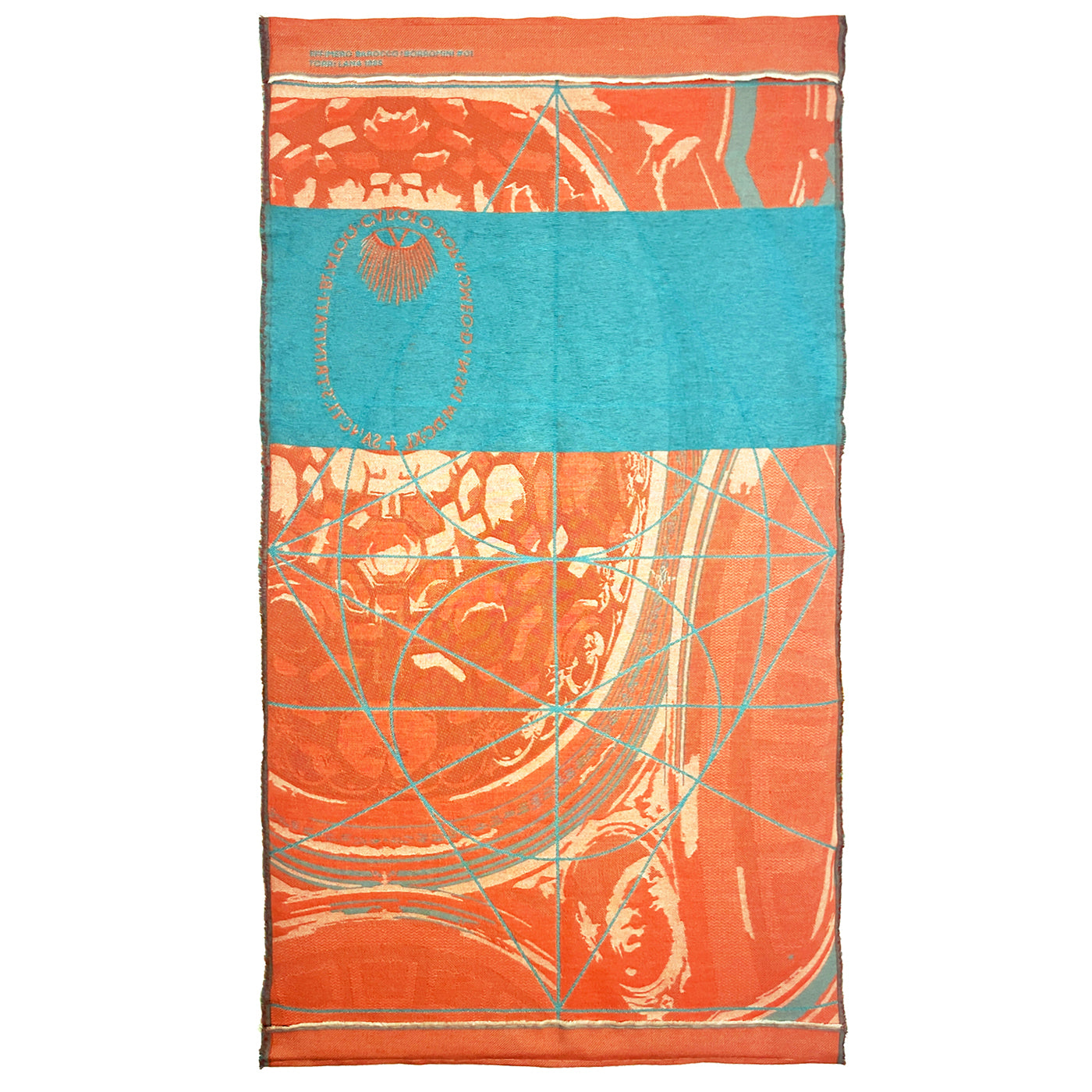 Borromini Tiffany-Blue Jacquard Tapestry - Alternative view 4