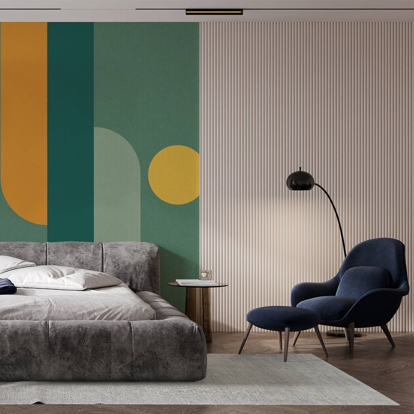 Composition Green Bhaus 100 Wallpaper - Alternative view 2