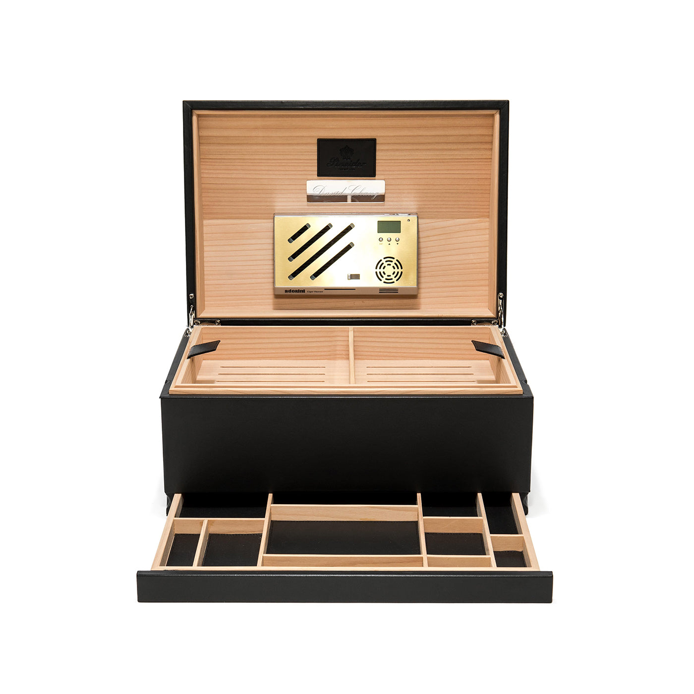 Borsa Passion Box in pelle liscia per sigari e tabacco di grandi dimensioni - Vista alternativa 2