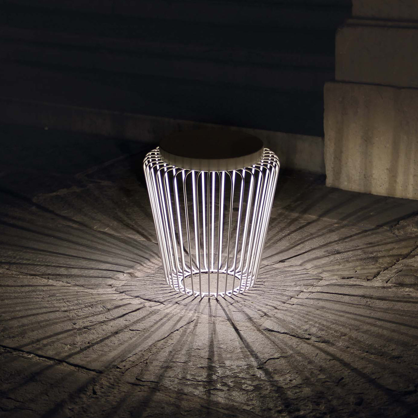 Cage White Lantern by Stefano Tabarin - Alternative view 1