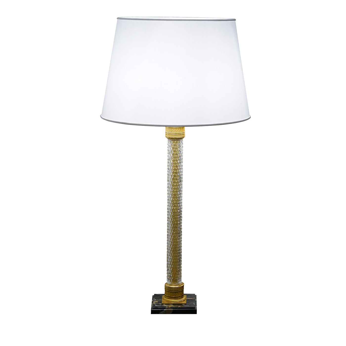 Empire-Style Crystal and Bronze Table Lamp - Main view