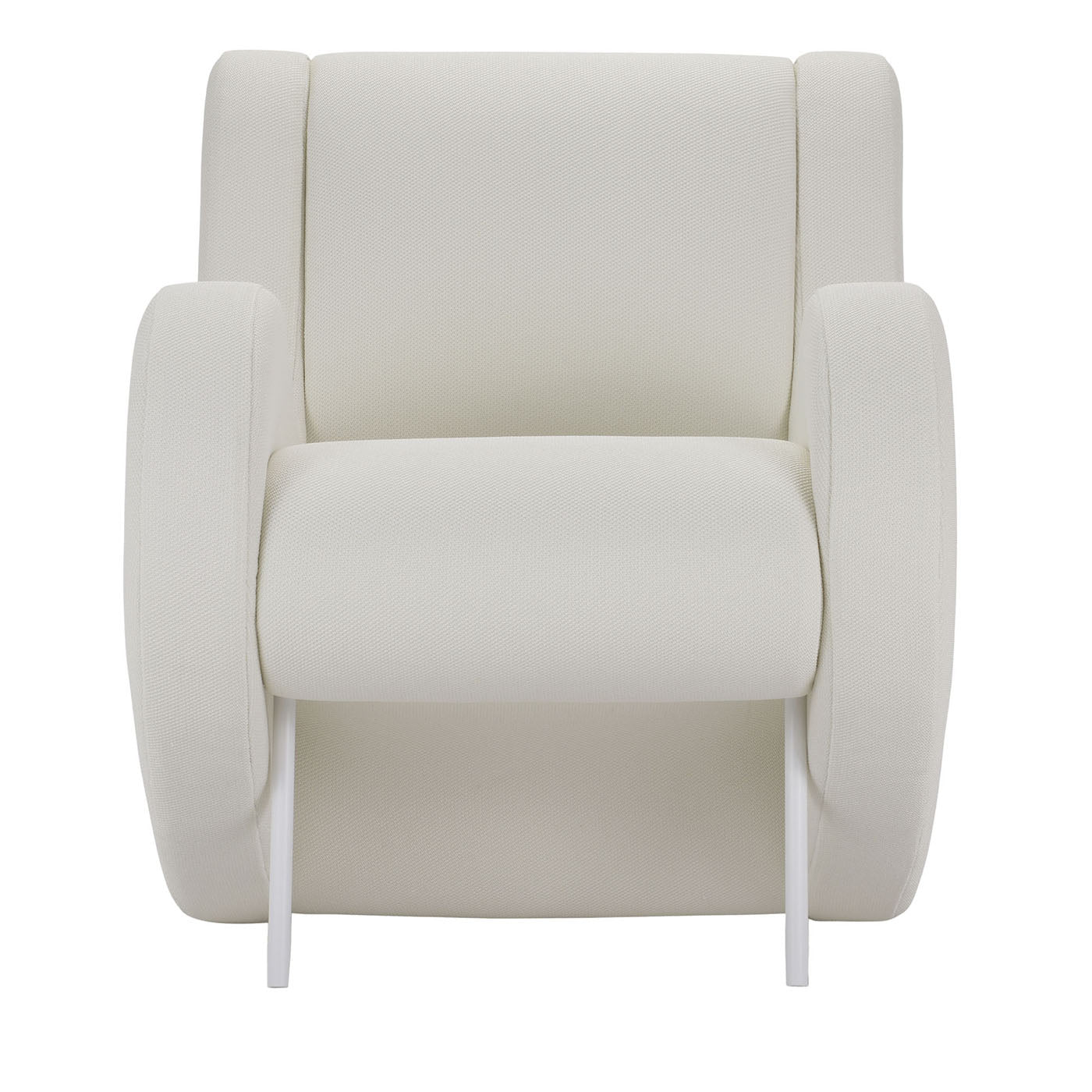 Sillón Atina blanco óptico de Simone Micheli  - Vista principal