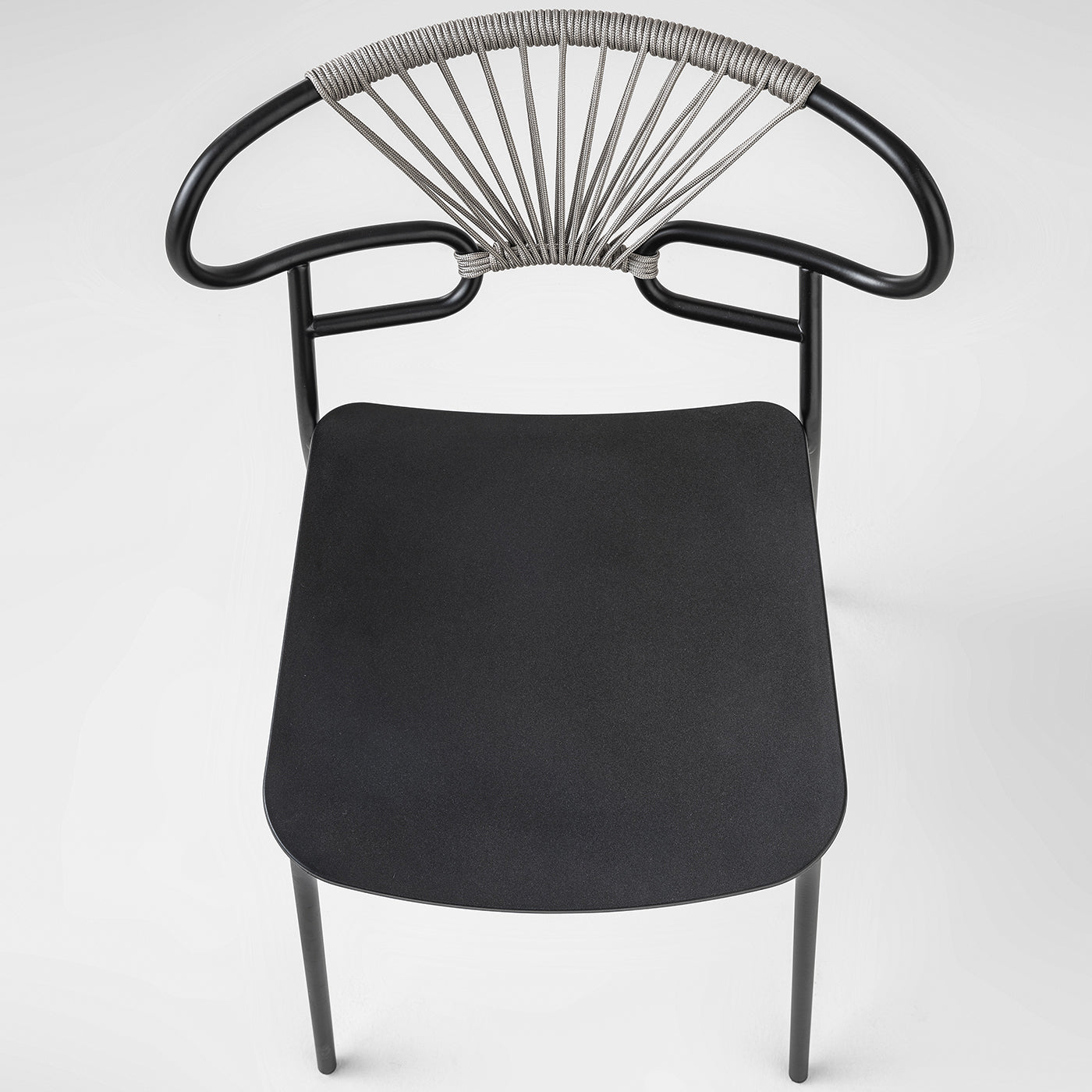 Genua Stuhl mit grauem Seil #2 von Cesare Ehr - Alternative Ansicht 1