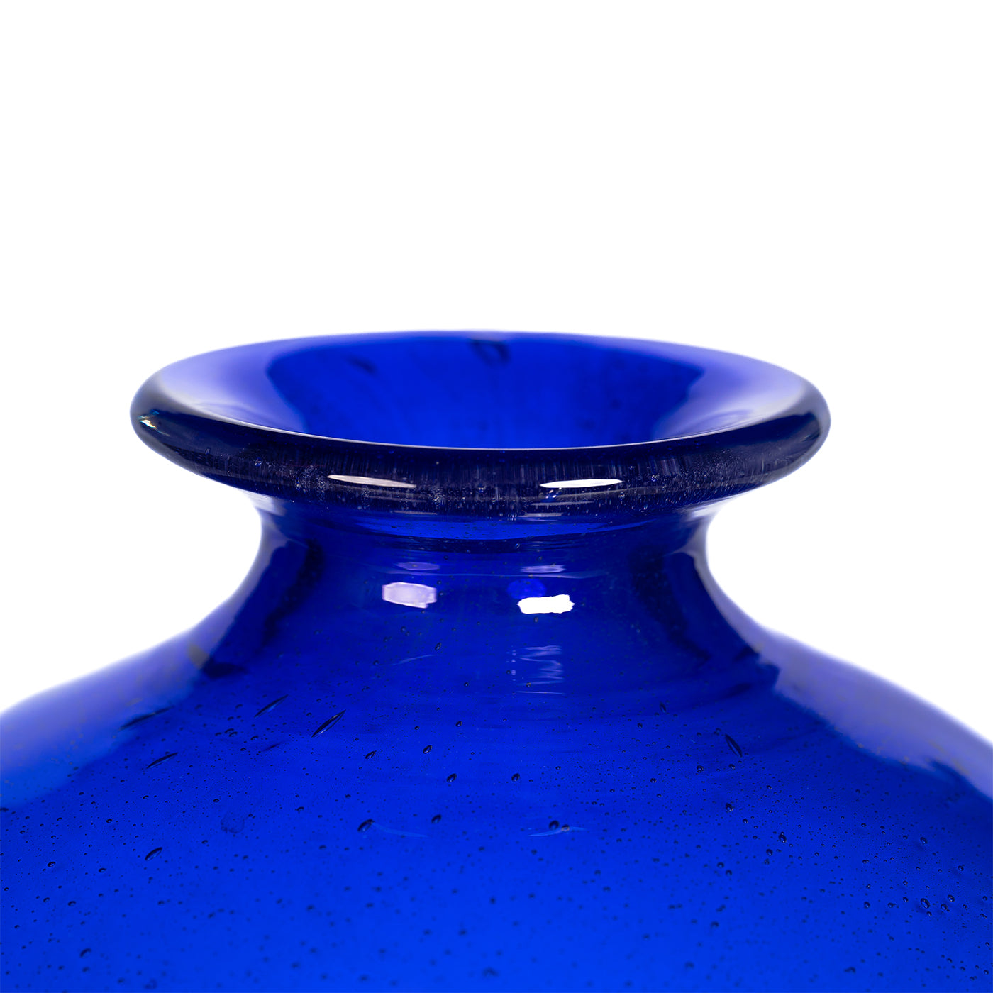 Origine Vaso in vetro di Murano blu - Vista alternativa 1