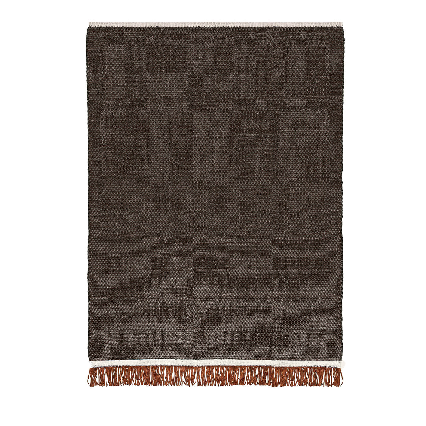 Kleos Anthracite & Rust Rug - Main view