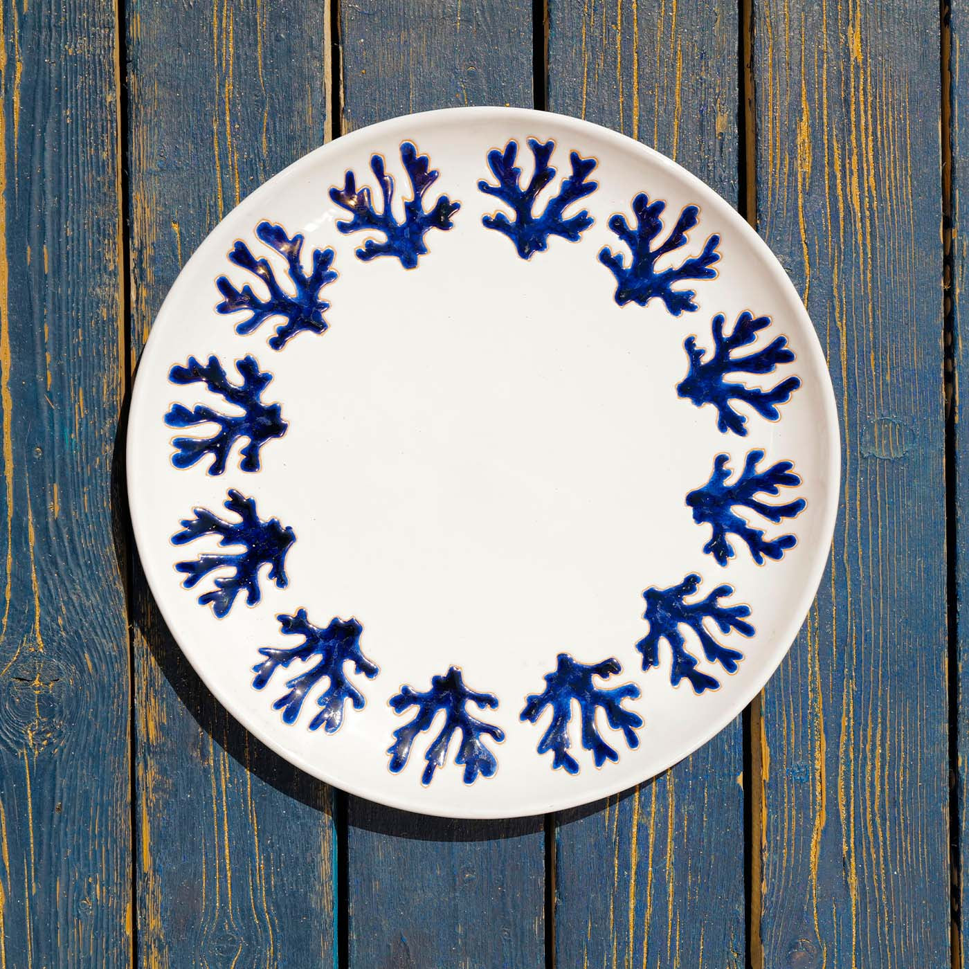 Corallo Blu Round Dinner Plate - Alternative view 2