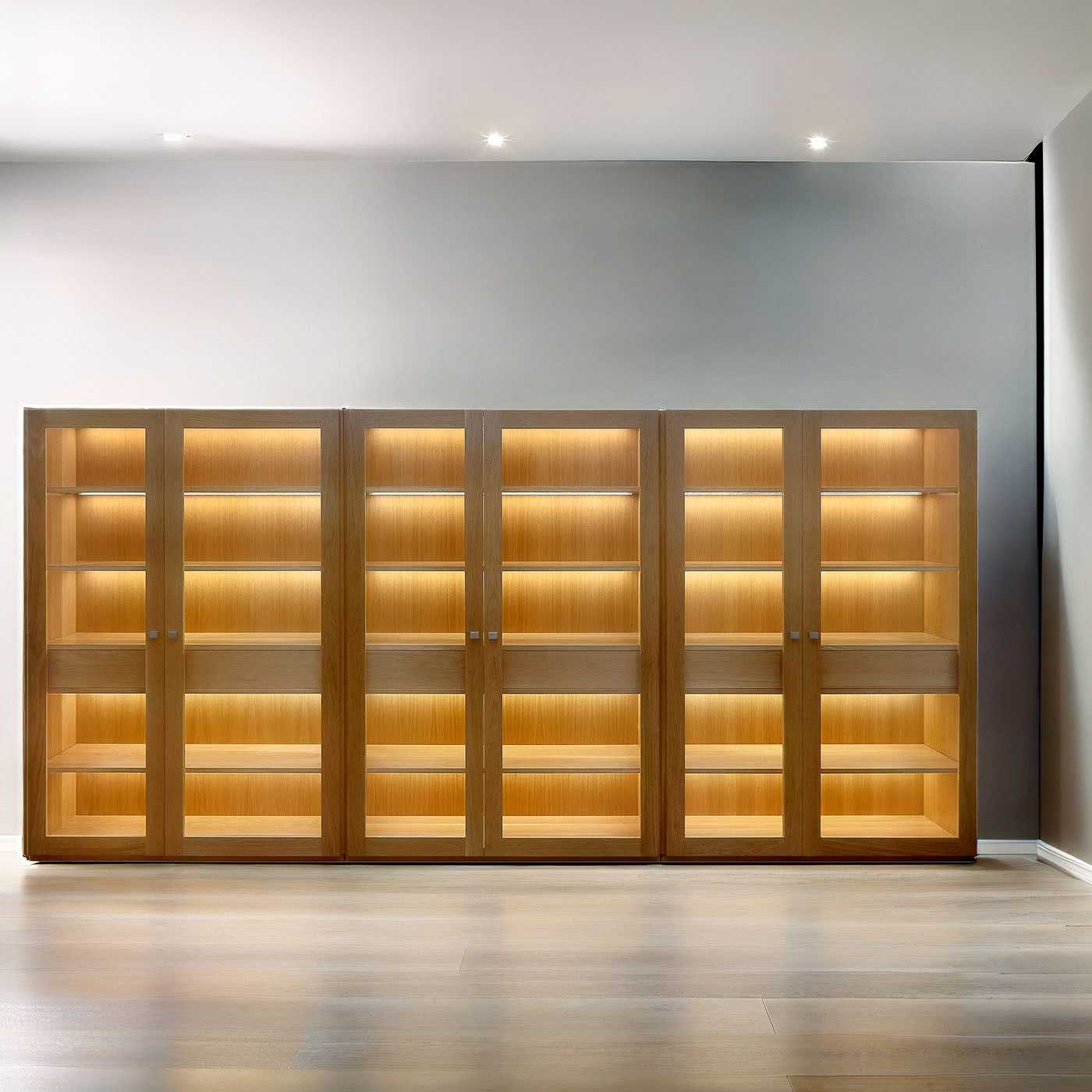 Modular Asymmetrical Durmast Bookcase by Erika Gambella - Alternative view 6