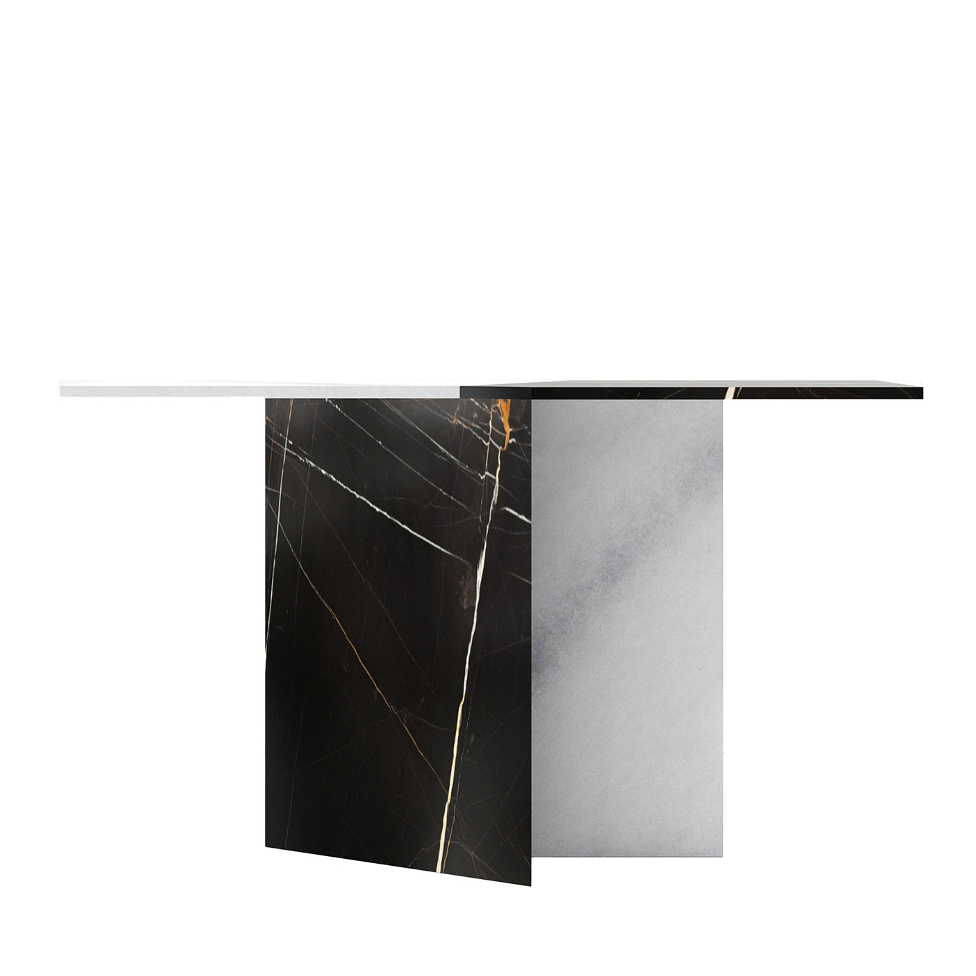 Zion Sahara Noir and Bianco T Marble Console by Paolo Ciacci - Main view